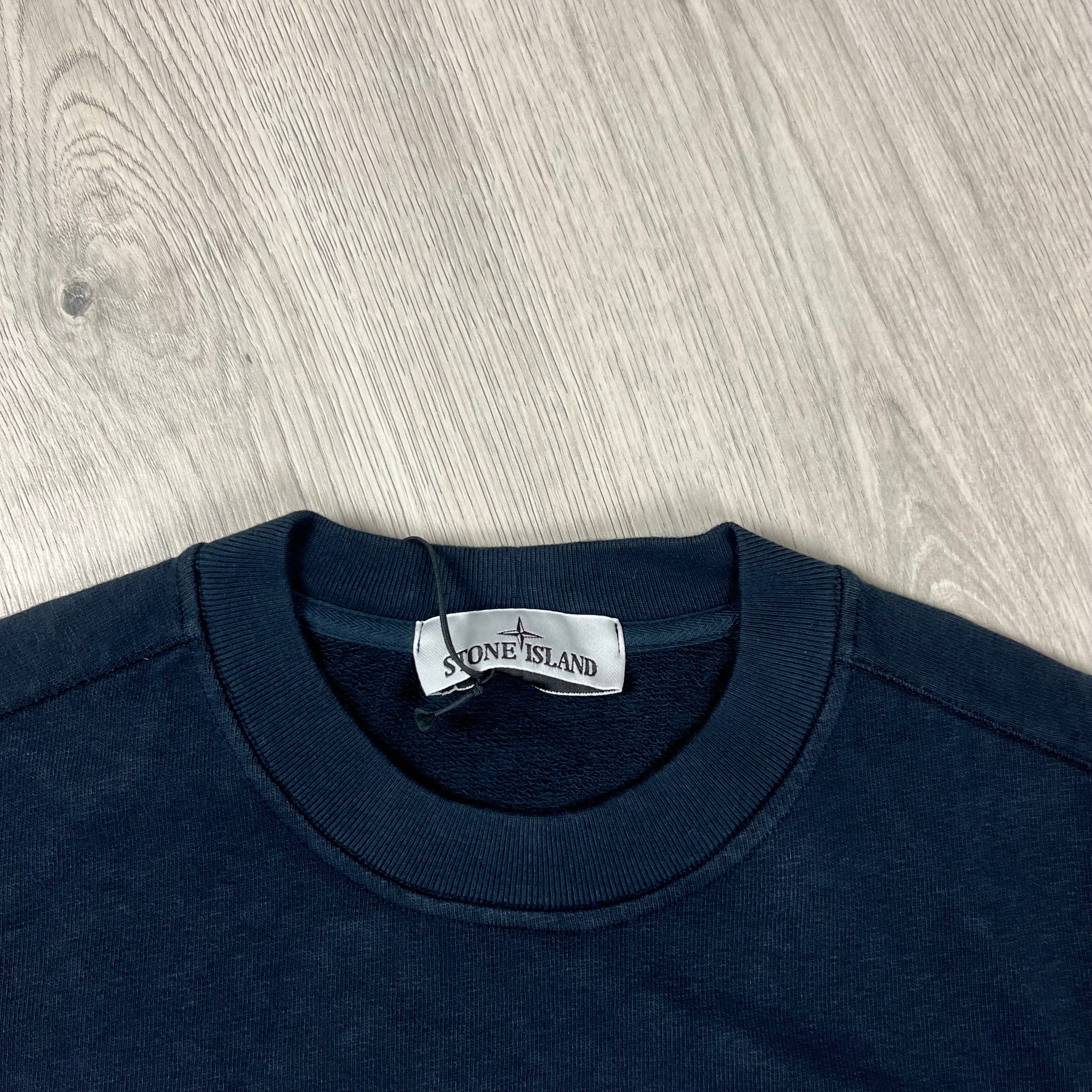 Stone Island Dyed Sweatshirt - Navy