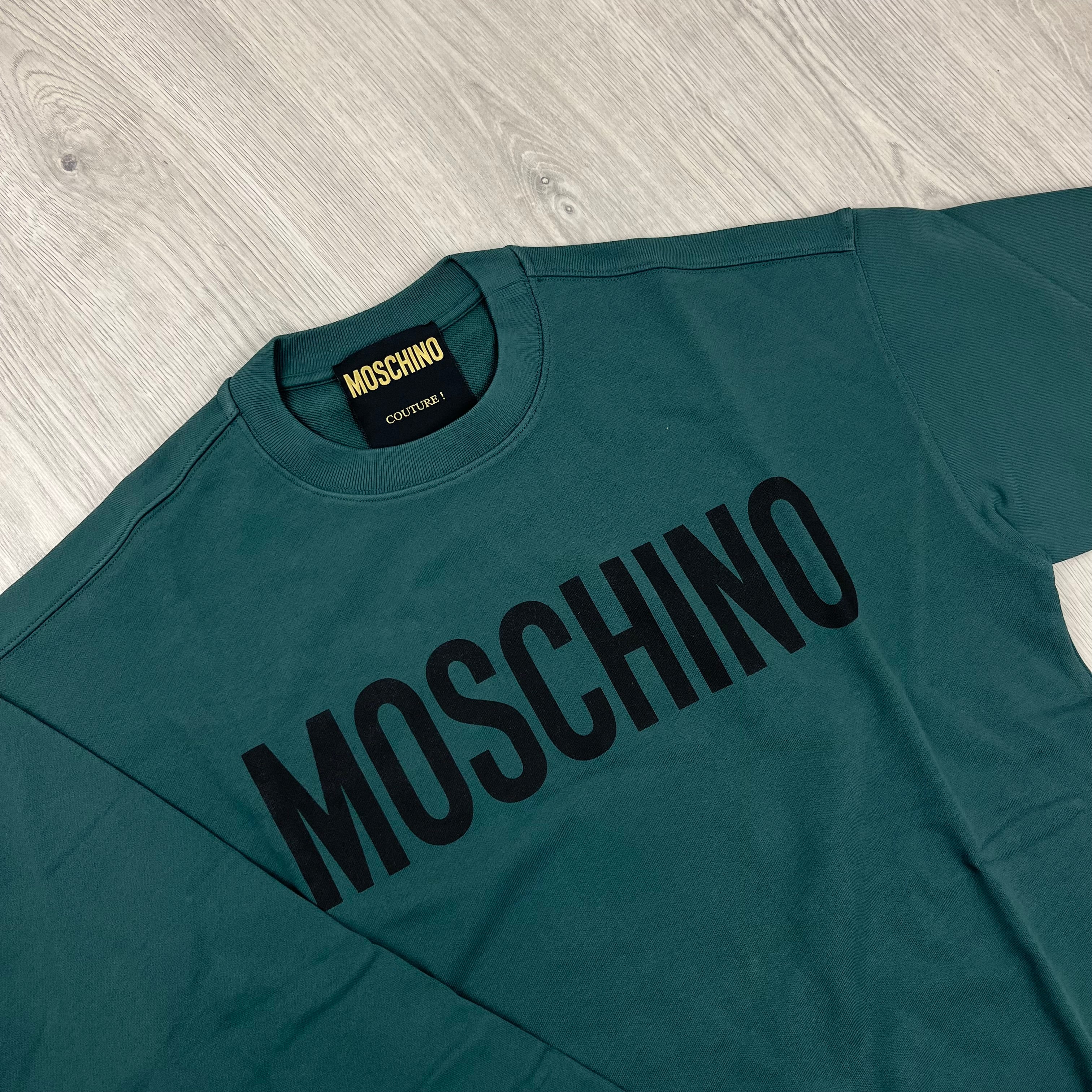 Moschino Printed Sweatshirt - Khaki