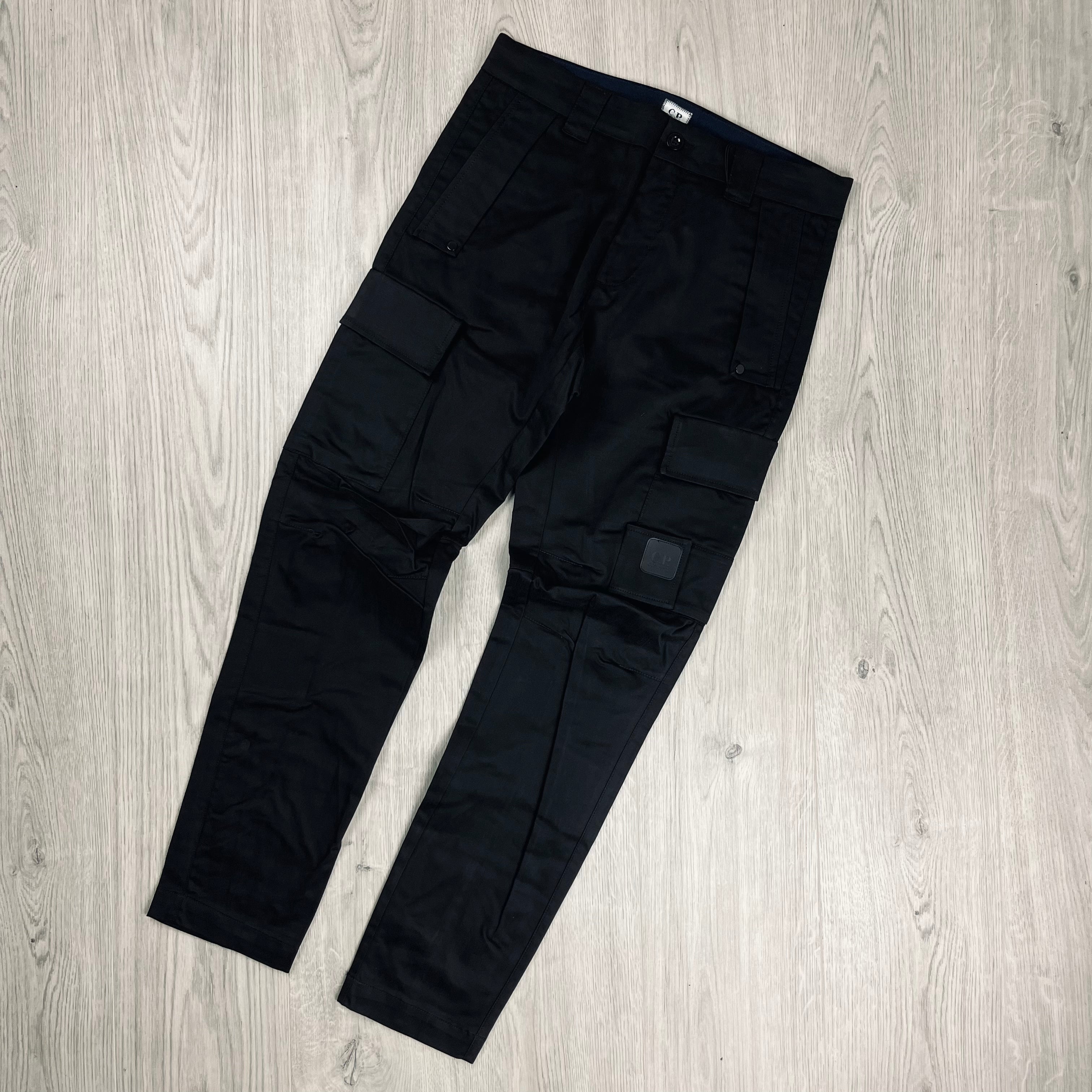 CP Company Metropolis Cargo Trousers- Black