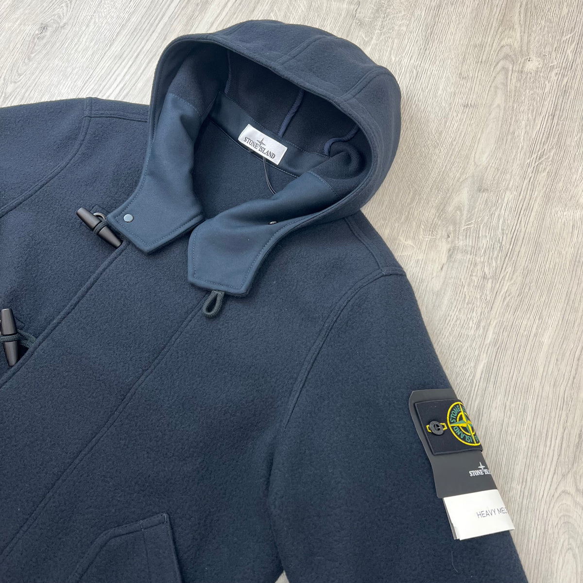 Stone Island Heavy Melton Parka - Navy