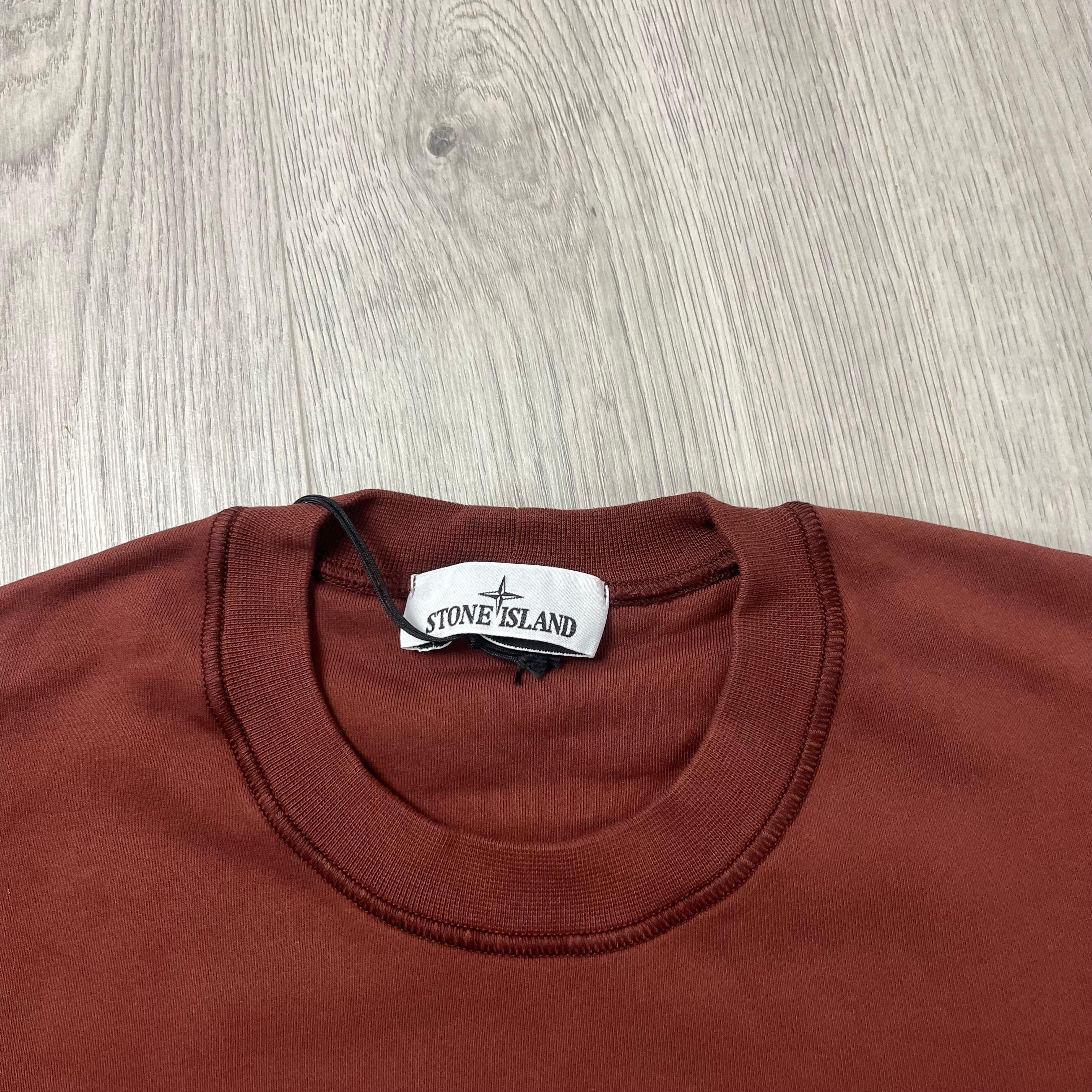 Stone Island Dyed Sweatshirt - Maroon