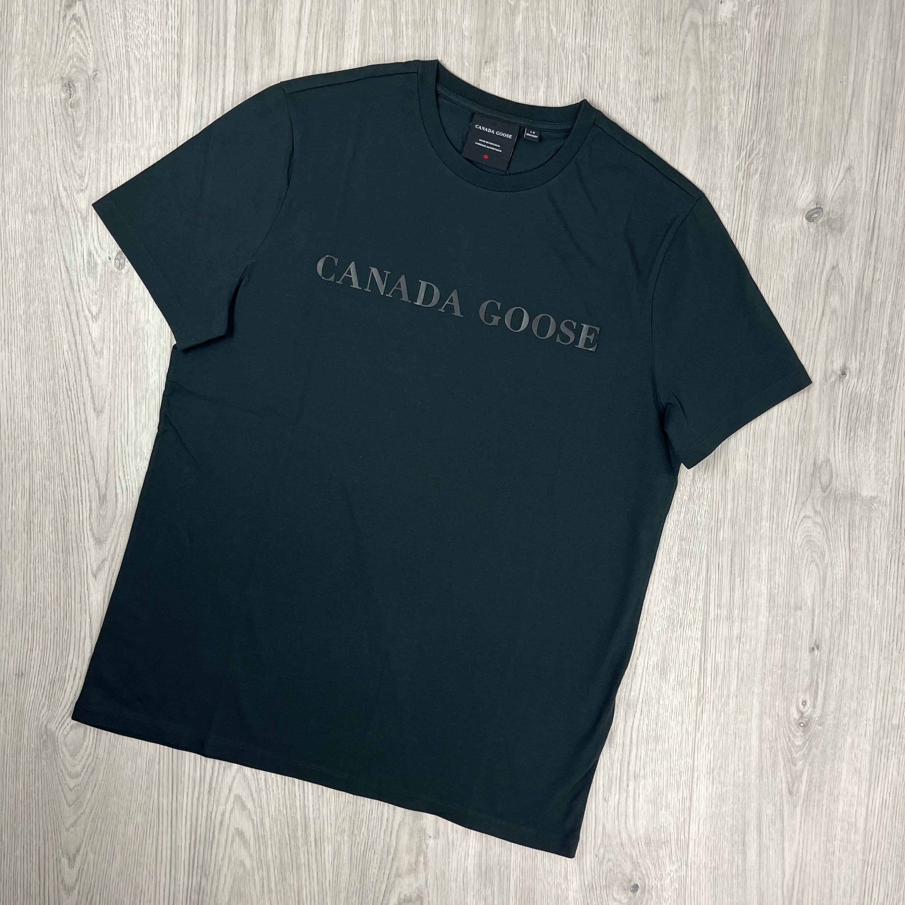 Canada Goose Emersen T-Shirt in Black. On sale at Open Attire.