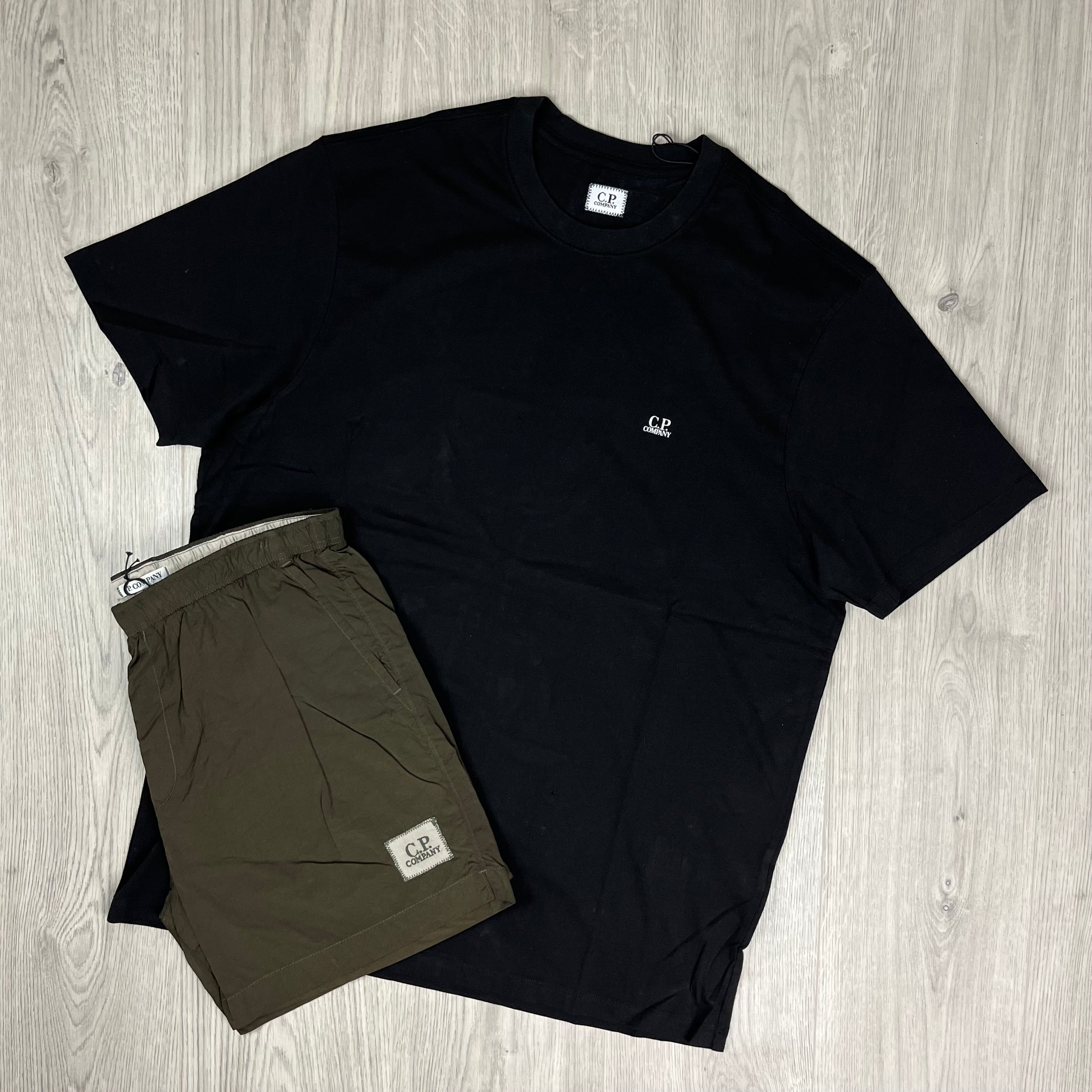 Men's CP Company Holiday Set in Black/Ivy Green. On sale at Open Attire.