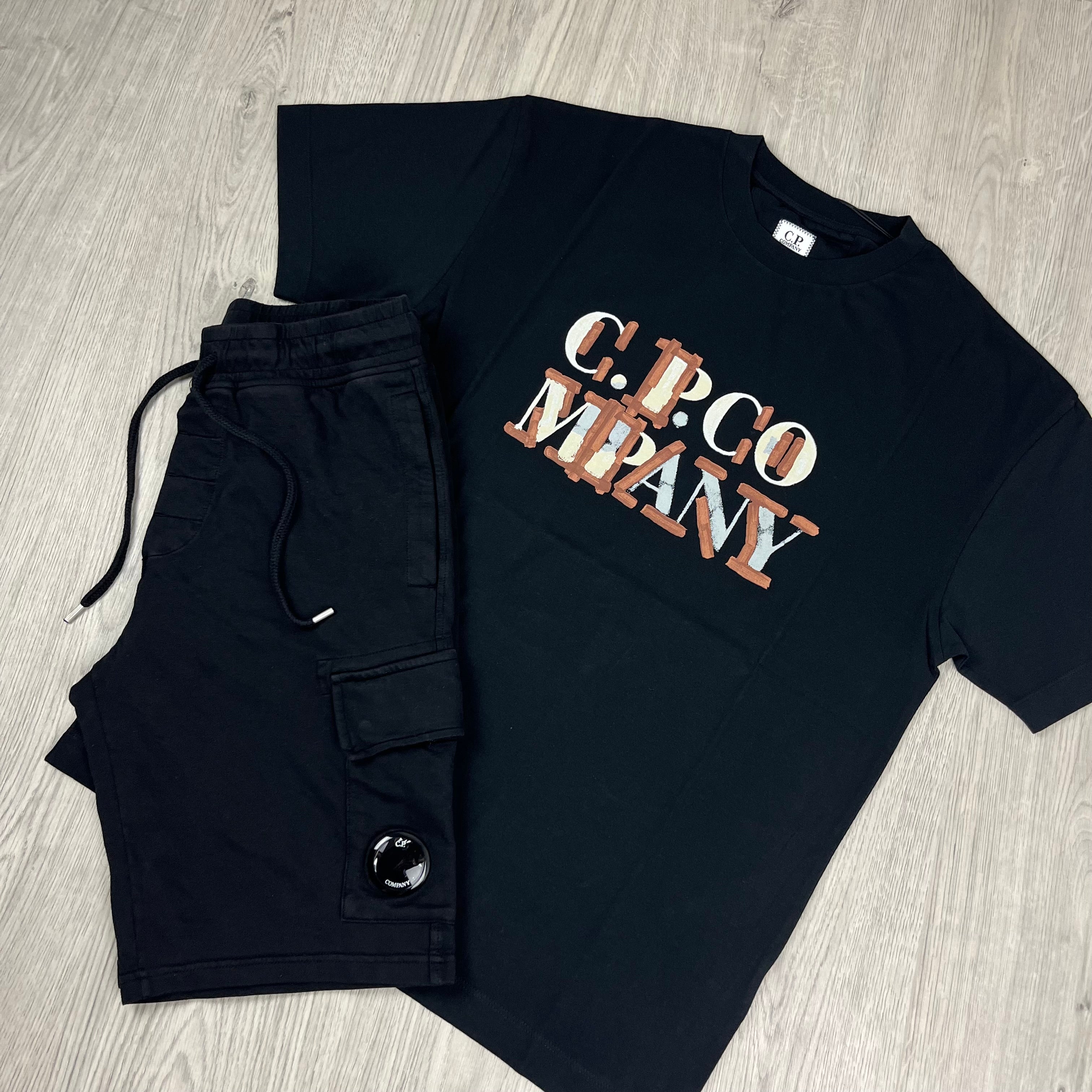 Men's CP Company Set in Black. On sale at Open Attire.