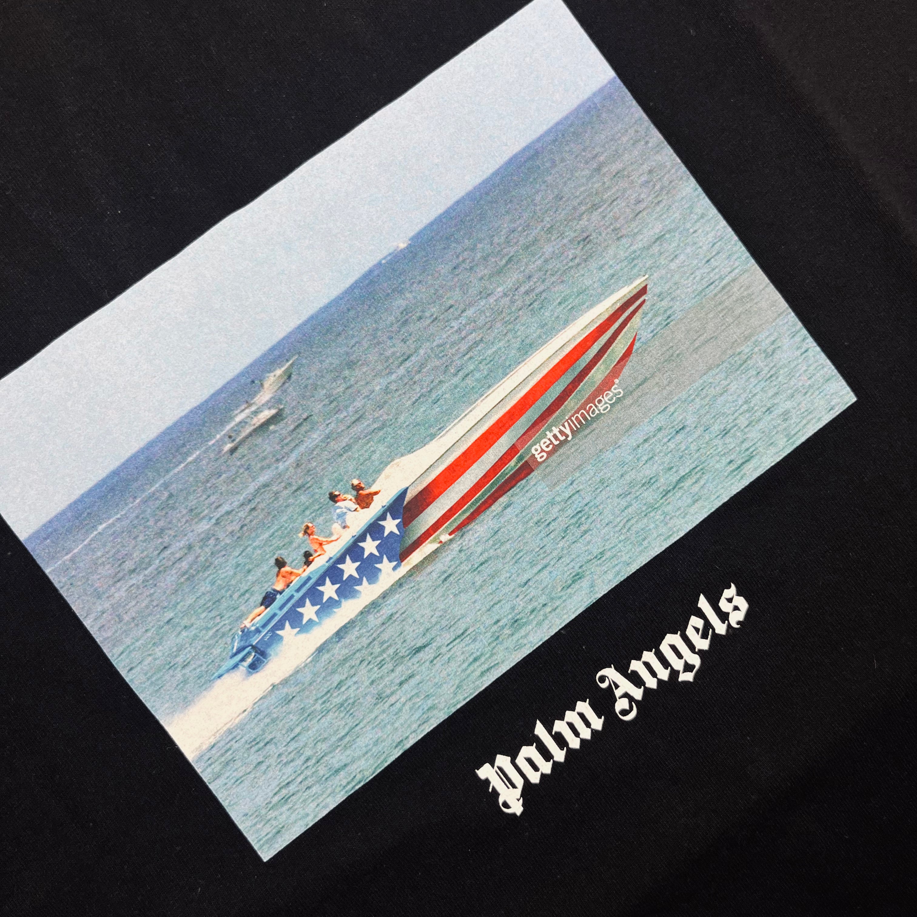 Palm Angels Boat T-Shirt - Black