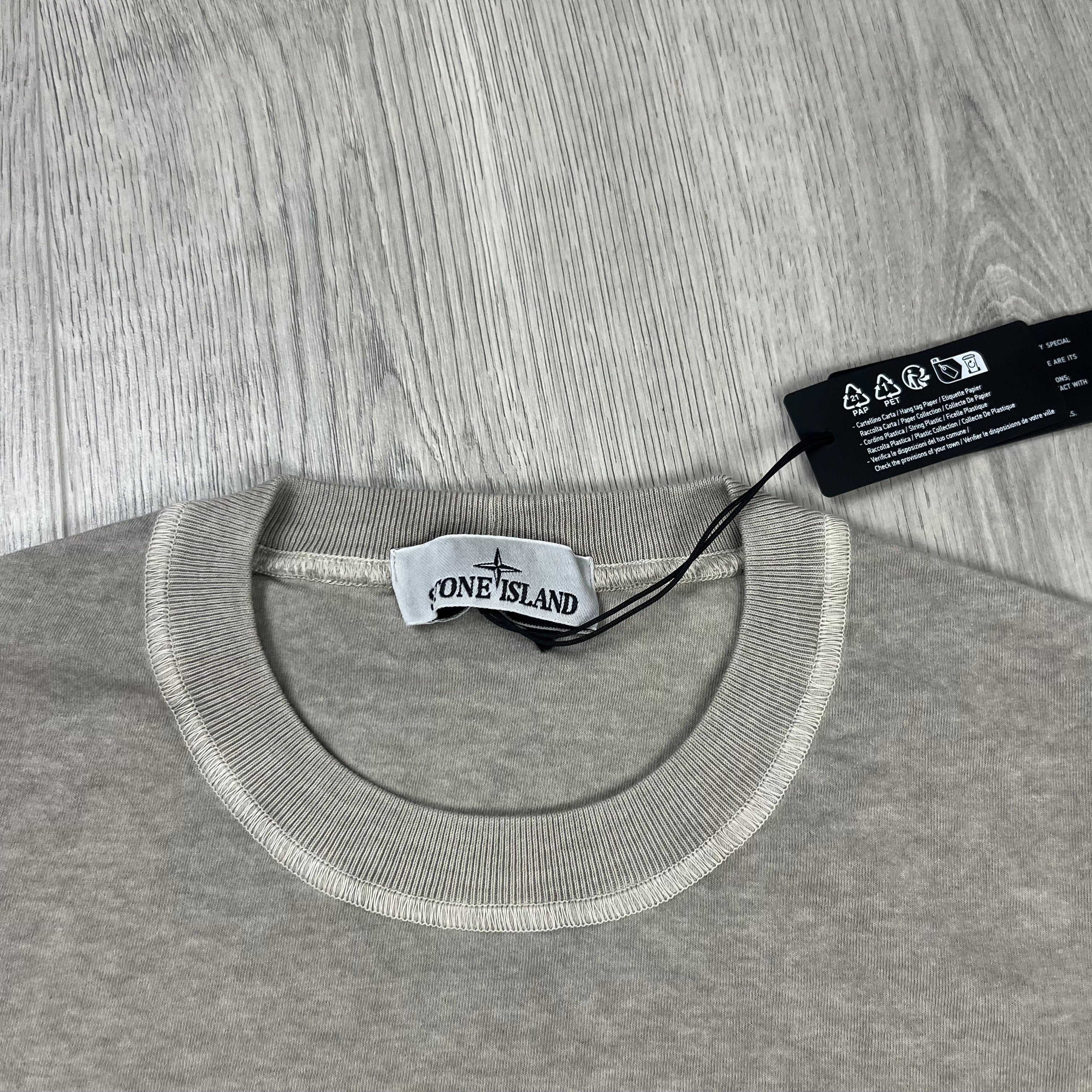 Stone Island Patch T-Shirt - Dove Grey