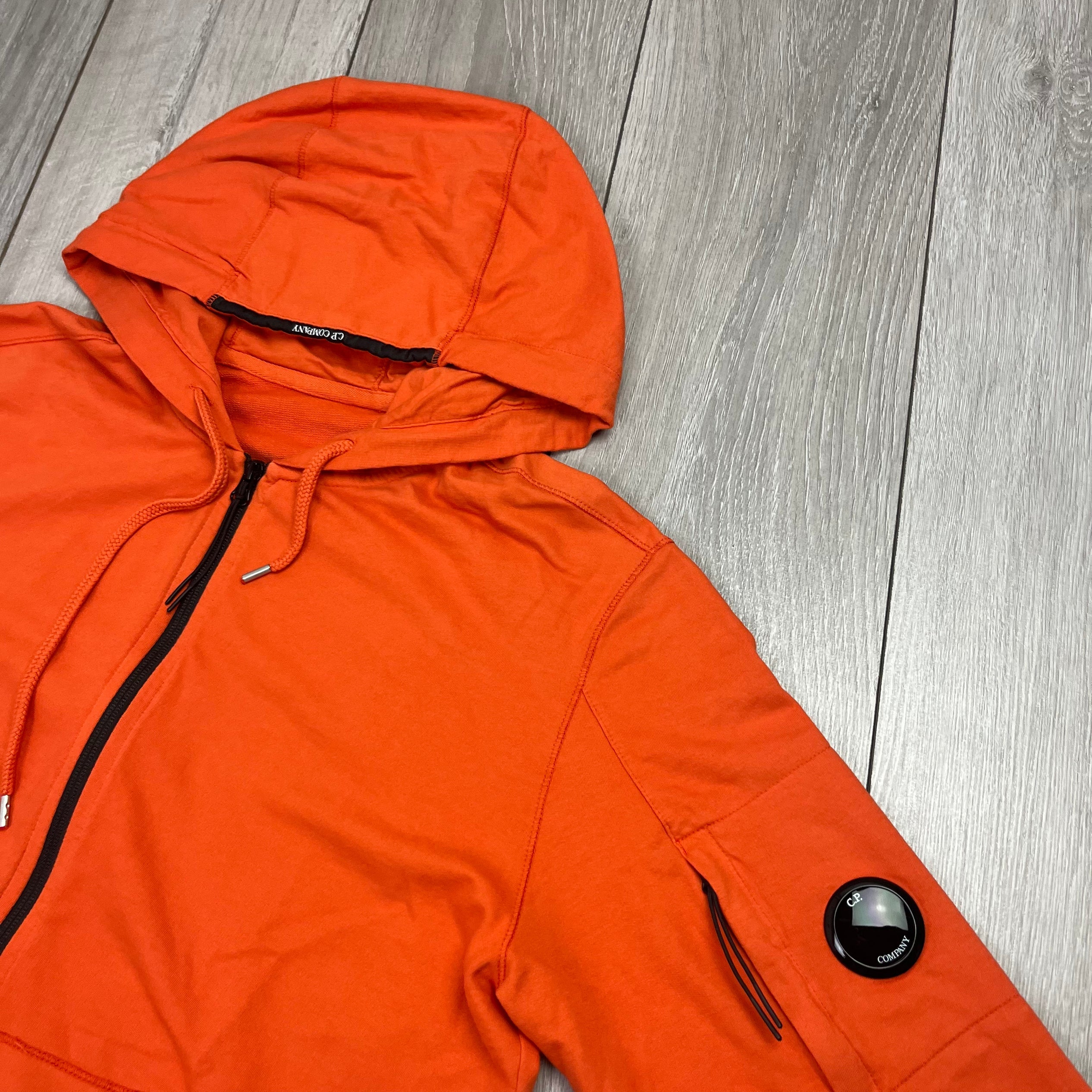 CP Company Zip Hoodie - Pumpkin