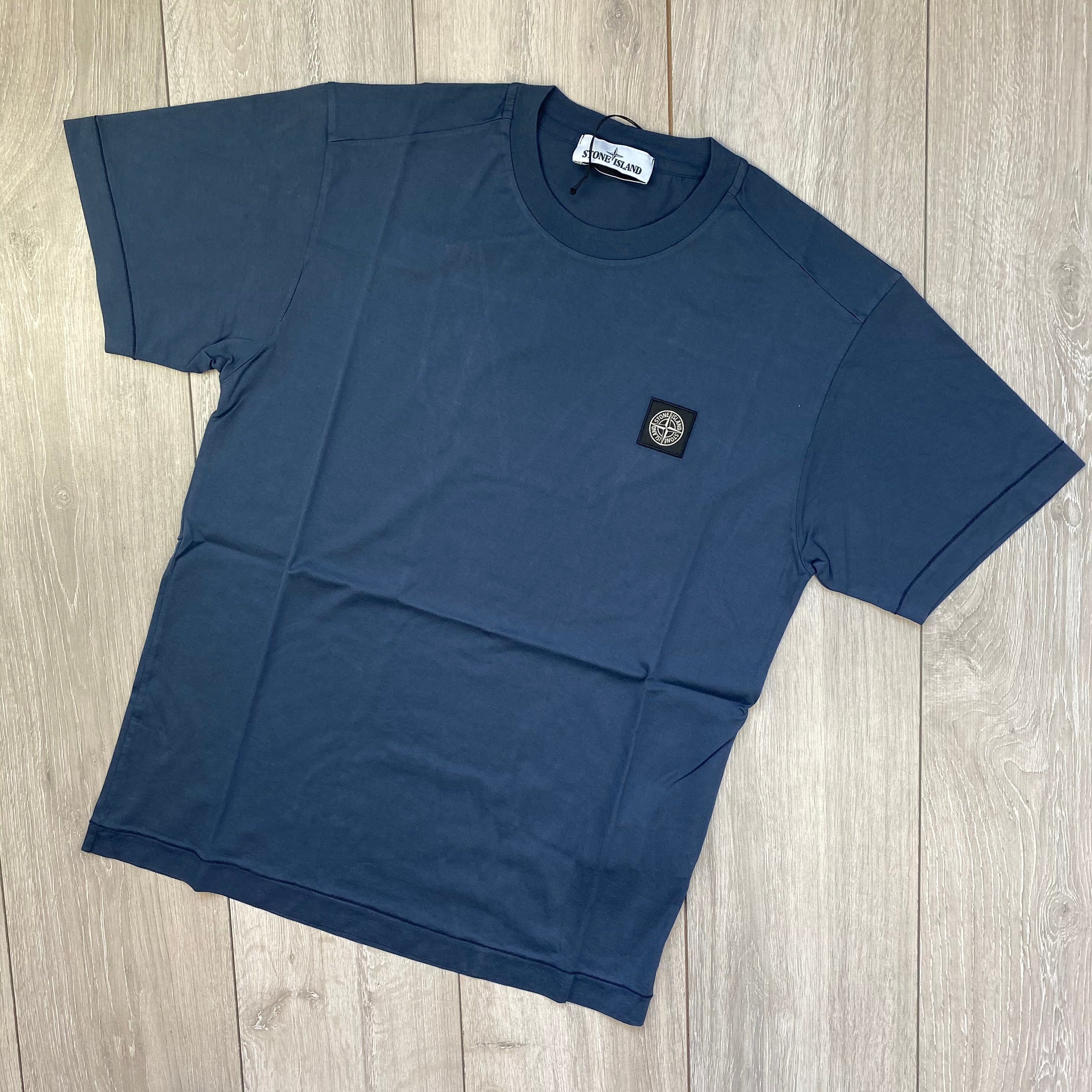 Stone Island Holiday Set in Mid Blue and Navy Blue. On sale at Open Attire.