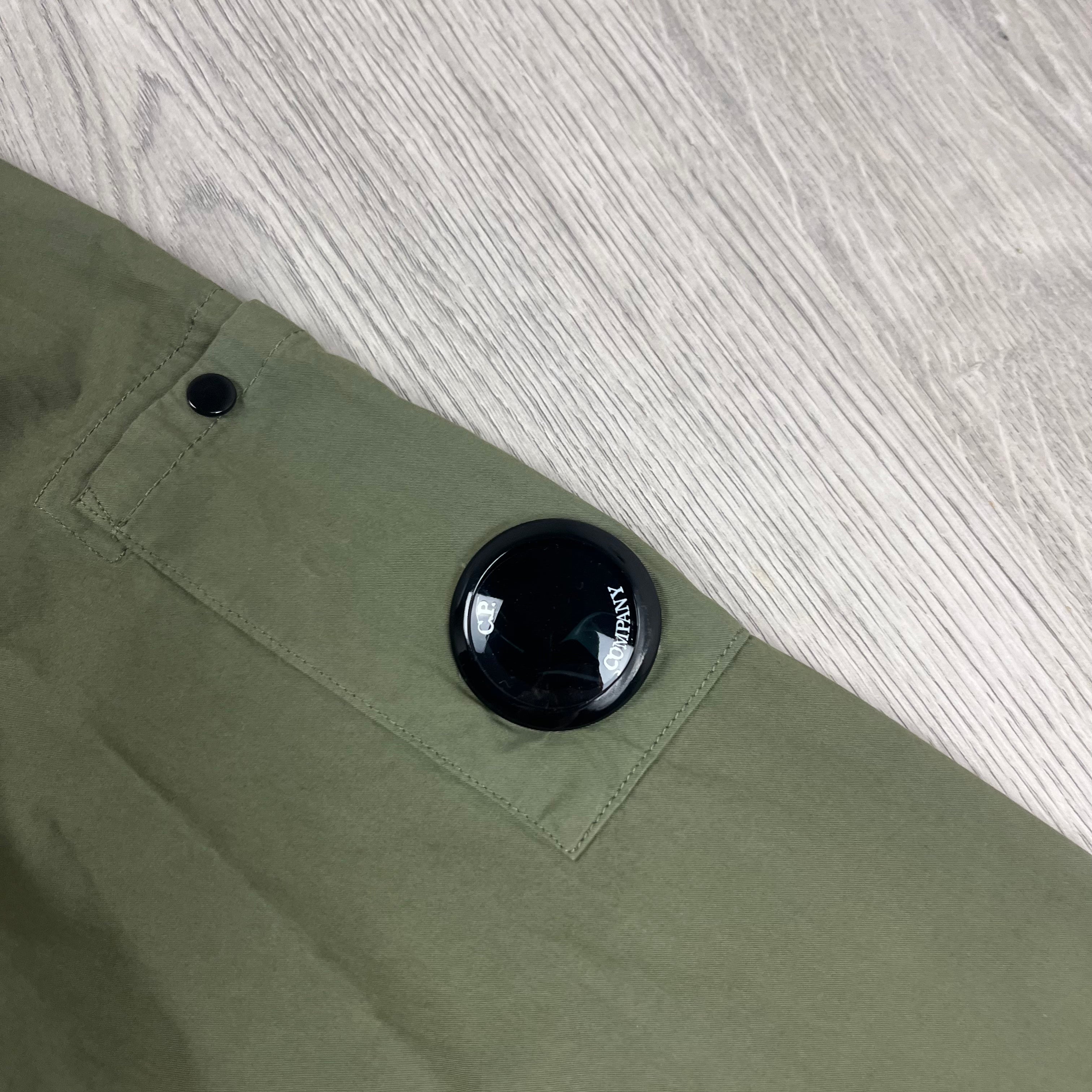 CP Company Zip Overshirt - Agave Green