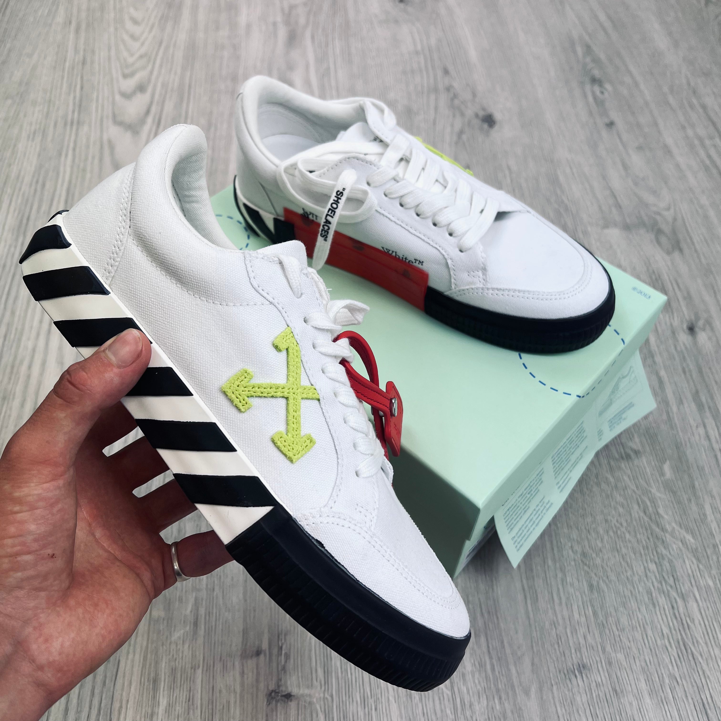 Off-White Canvas Sneakers - White