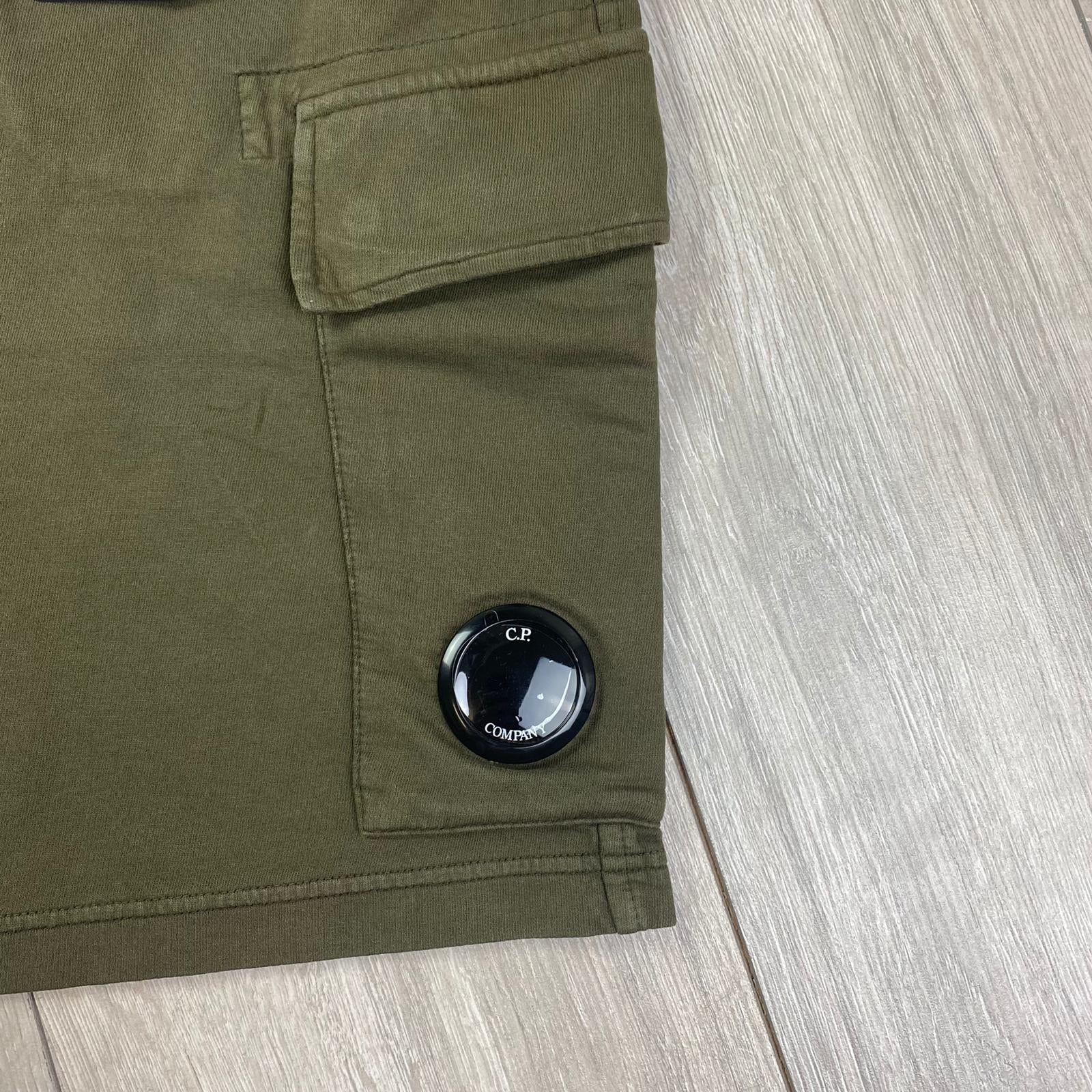 CP Company Jersey Shorts - Green