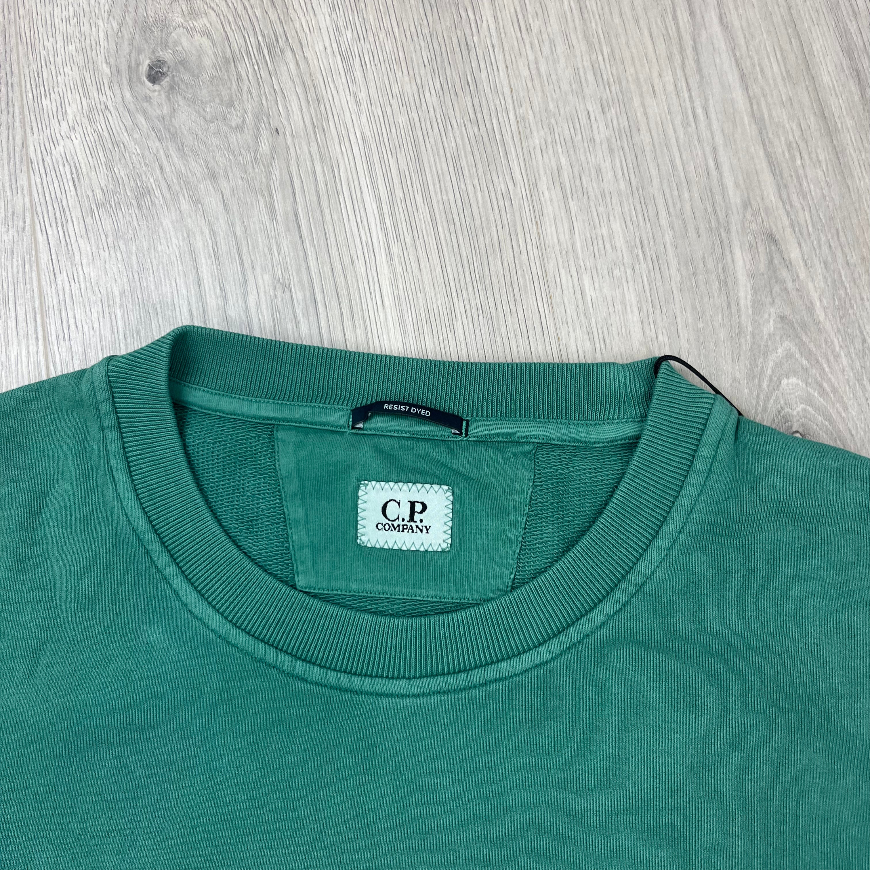 CP Company Dyed Sweatshirt - Frosty Spruce