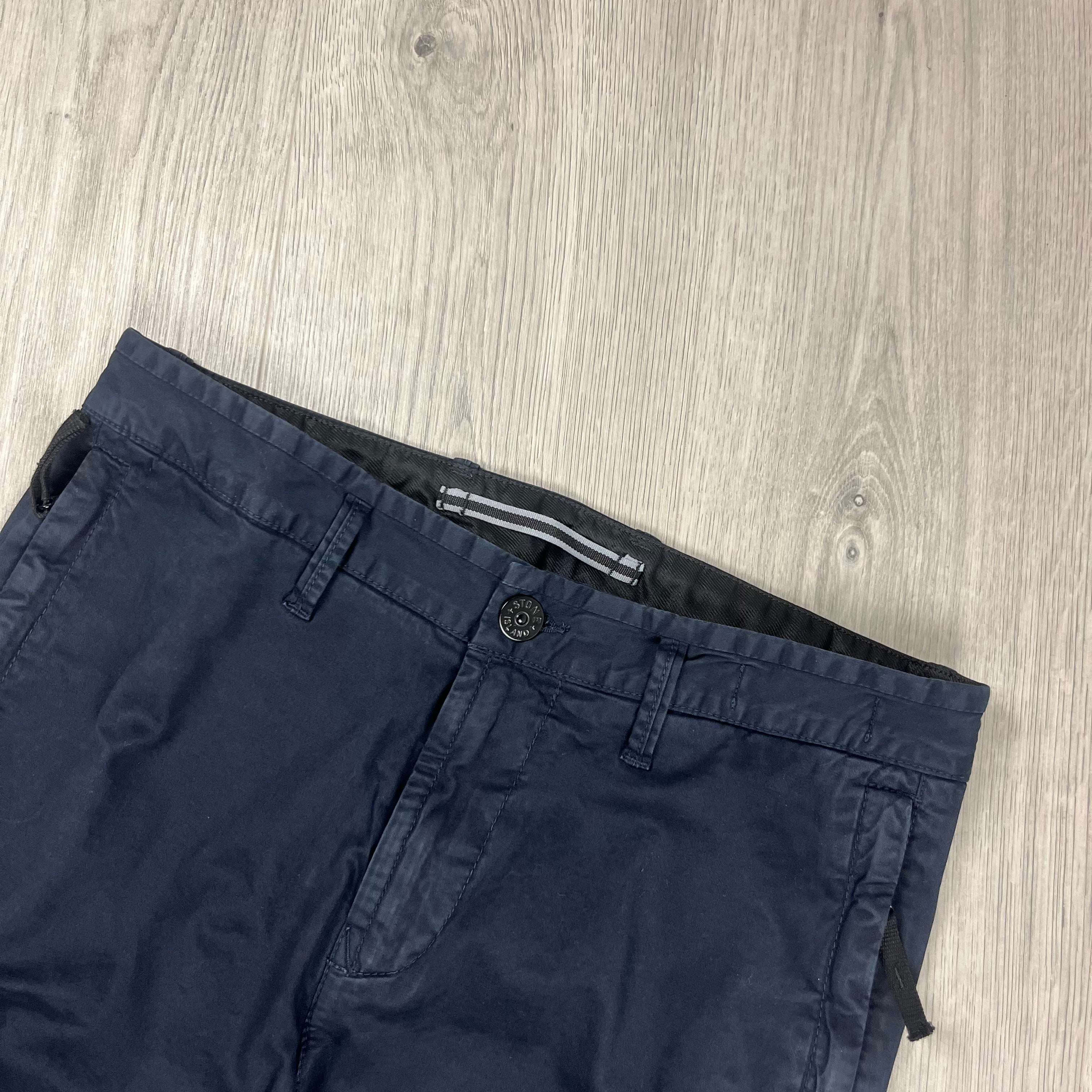 Stone Island Cargo Trousers - Navy