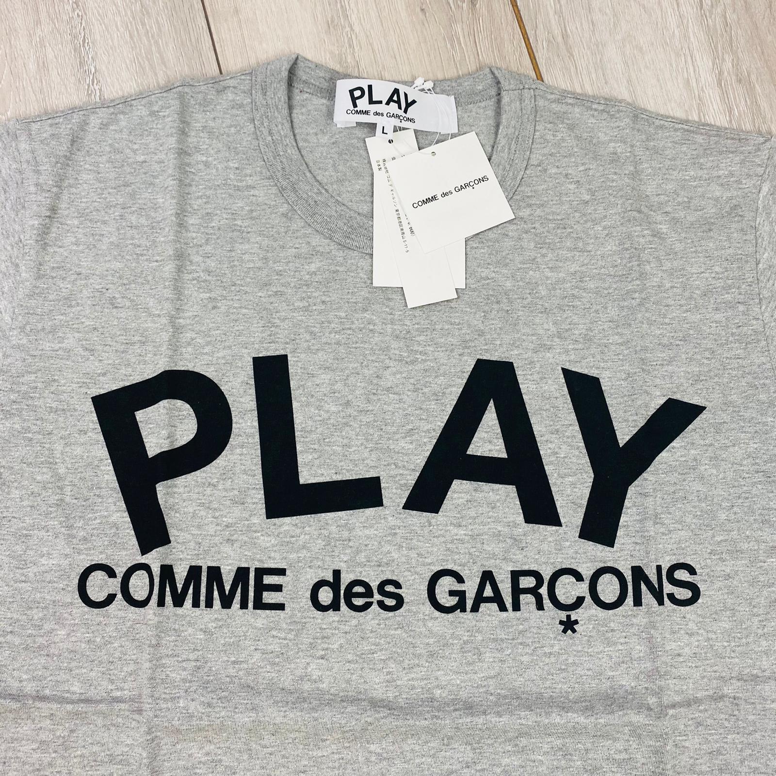 Comme Des Garçons PLAY T-Shirt - Grey