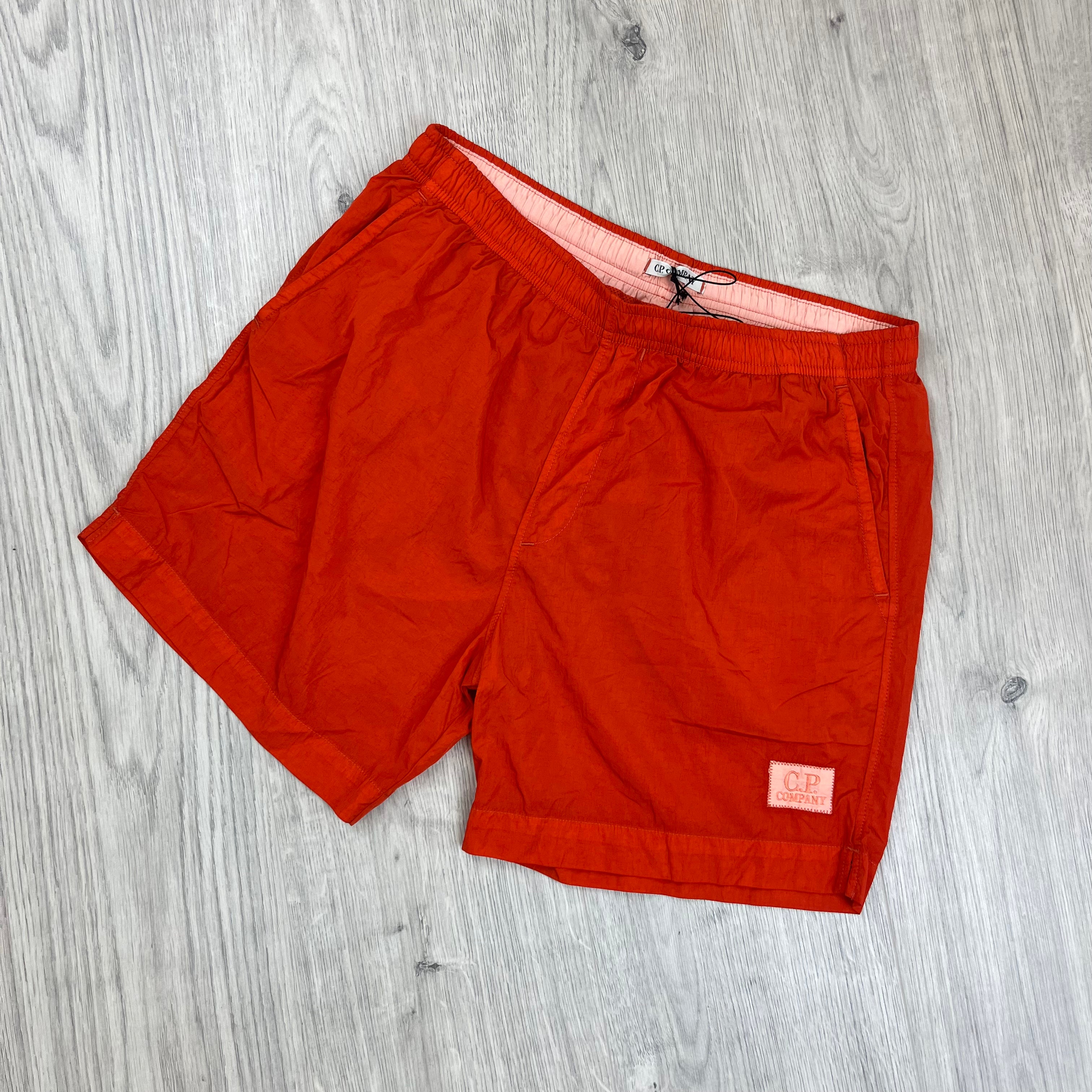 CP Company Chrome Swim Shorts - Pumpkin