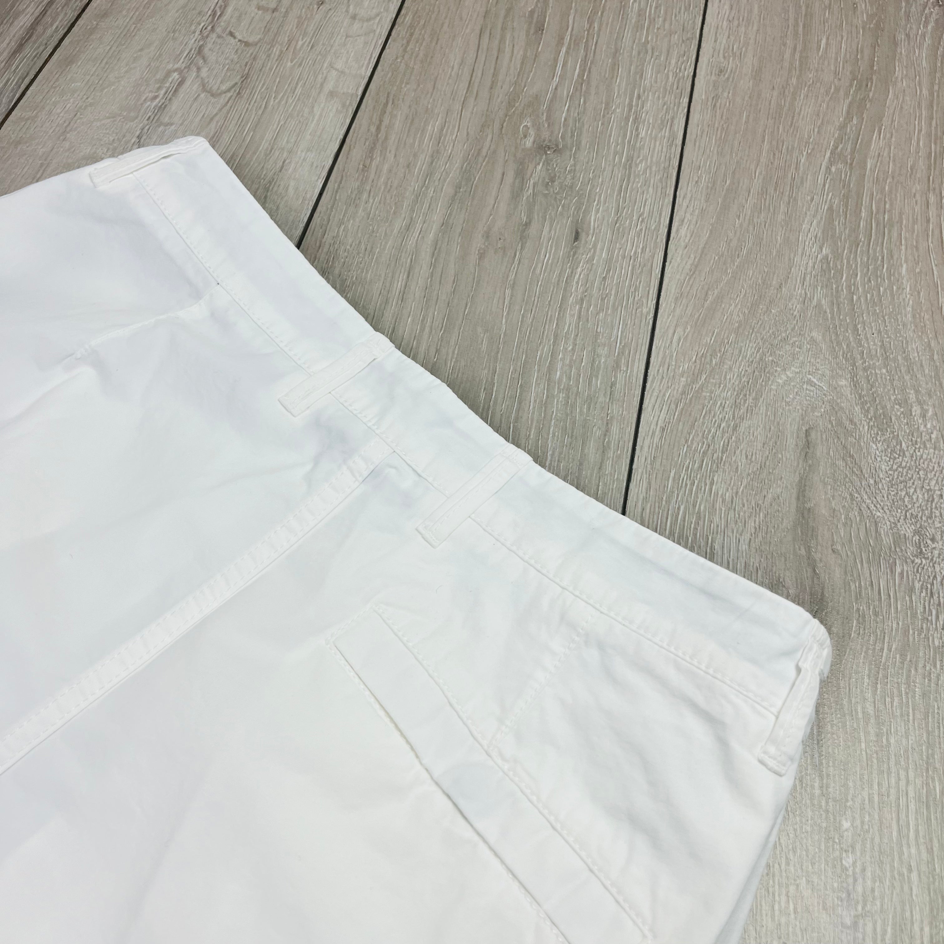 Stone Island Cargo Shorts - White