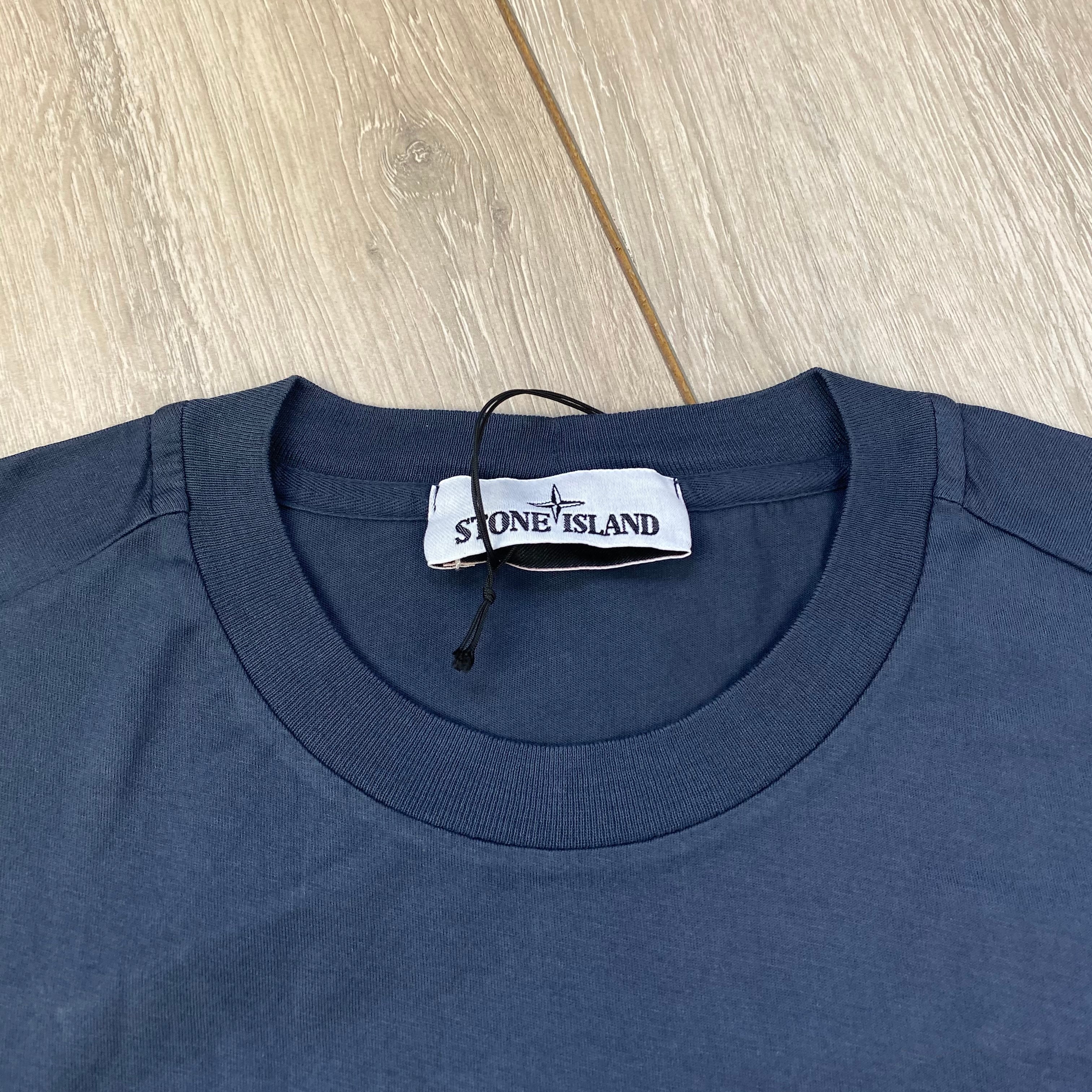 Stone Island Patch T-Shirt - Blue