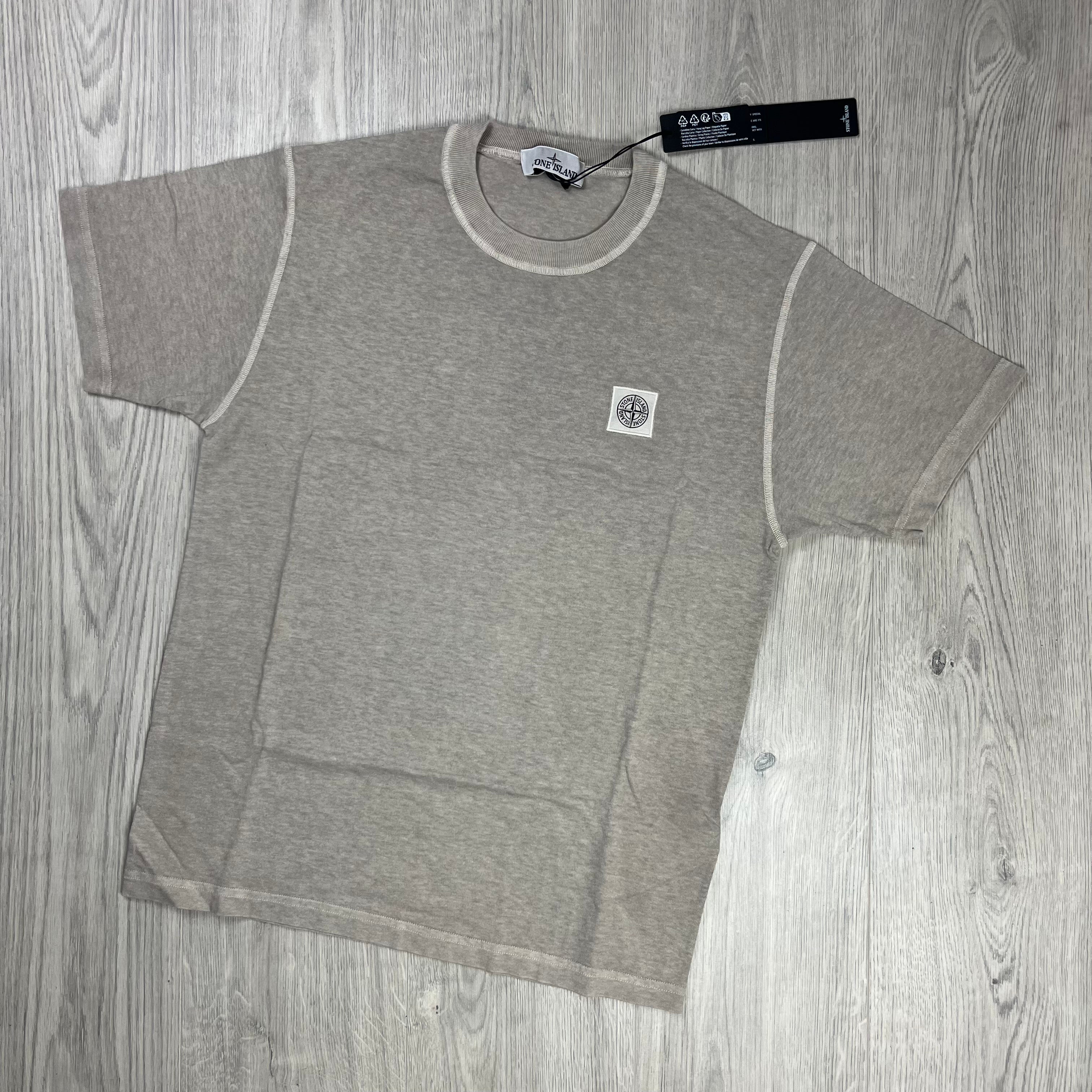 Stone Island Patch T-Shirt - Dove Grey