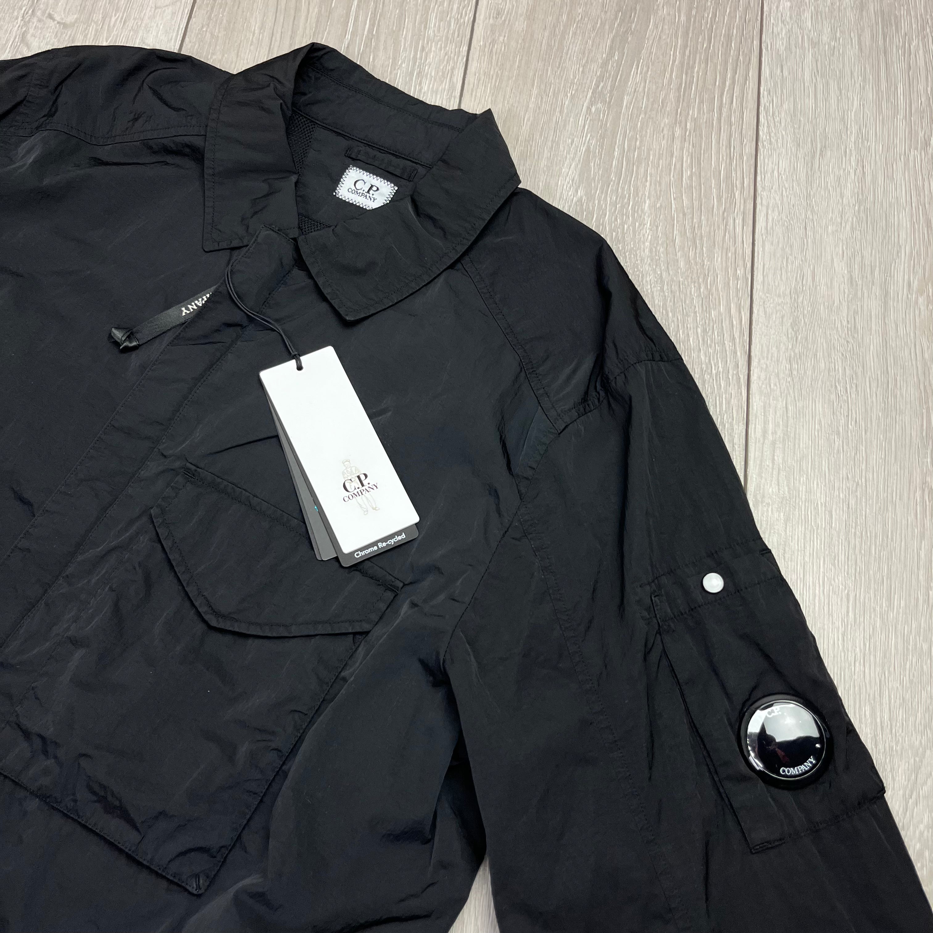 CP Company Chrome Overshirt - Black