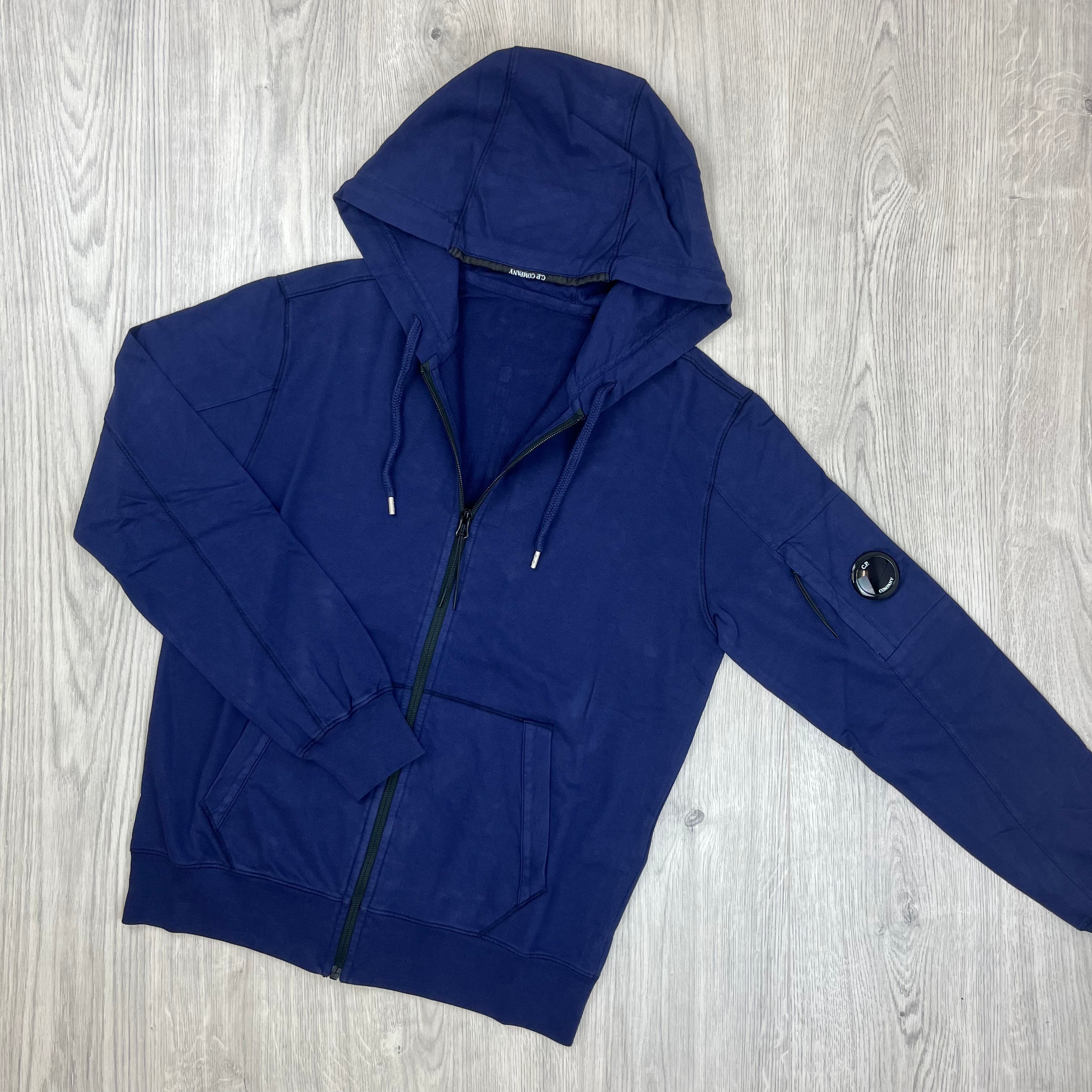 CP Company Zip Hoodie - Medieval Blue