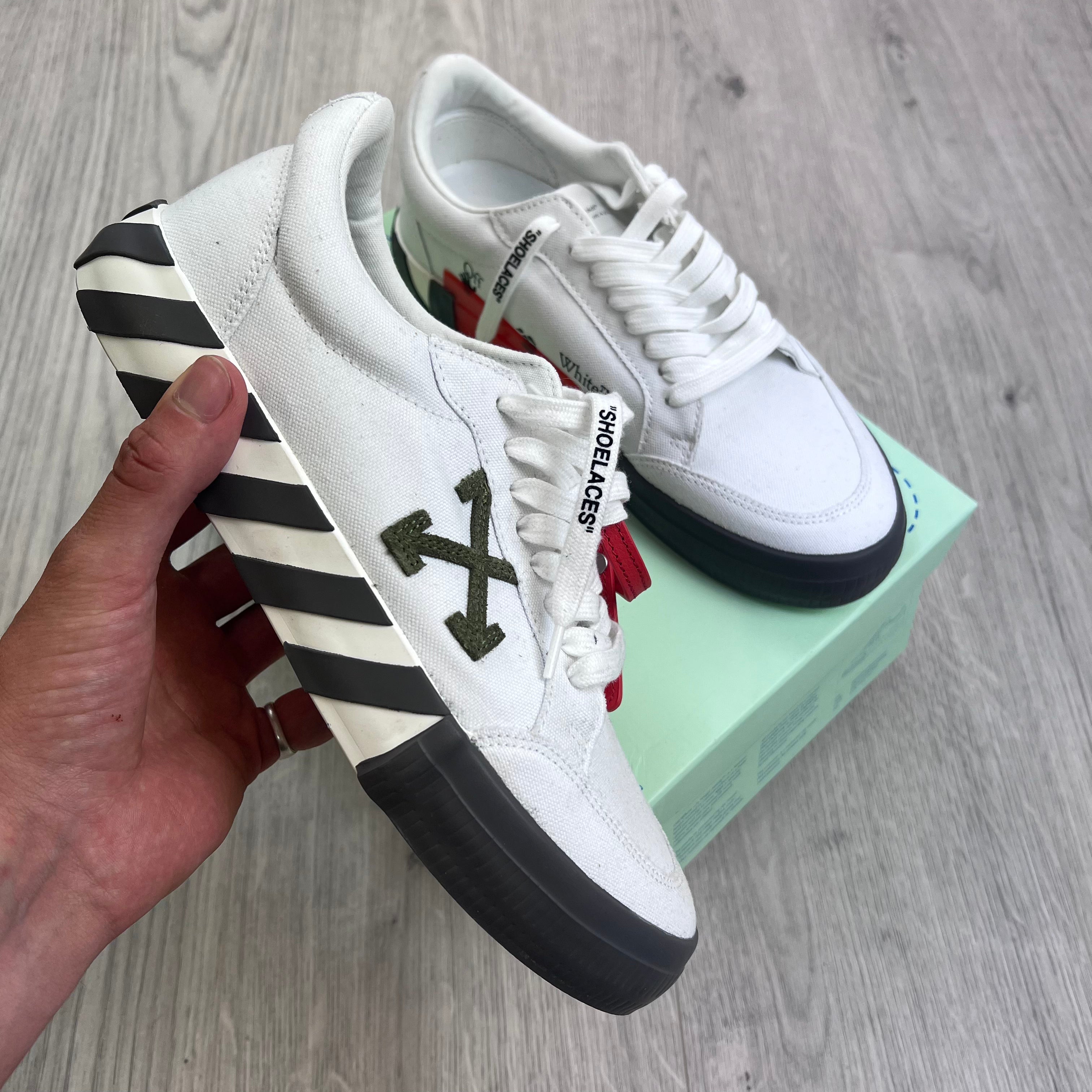 Off-White Canvas Sneakers - White