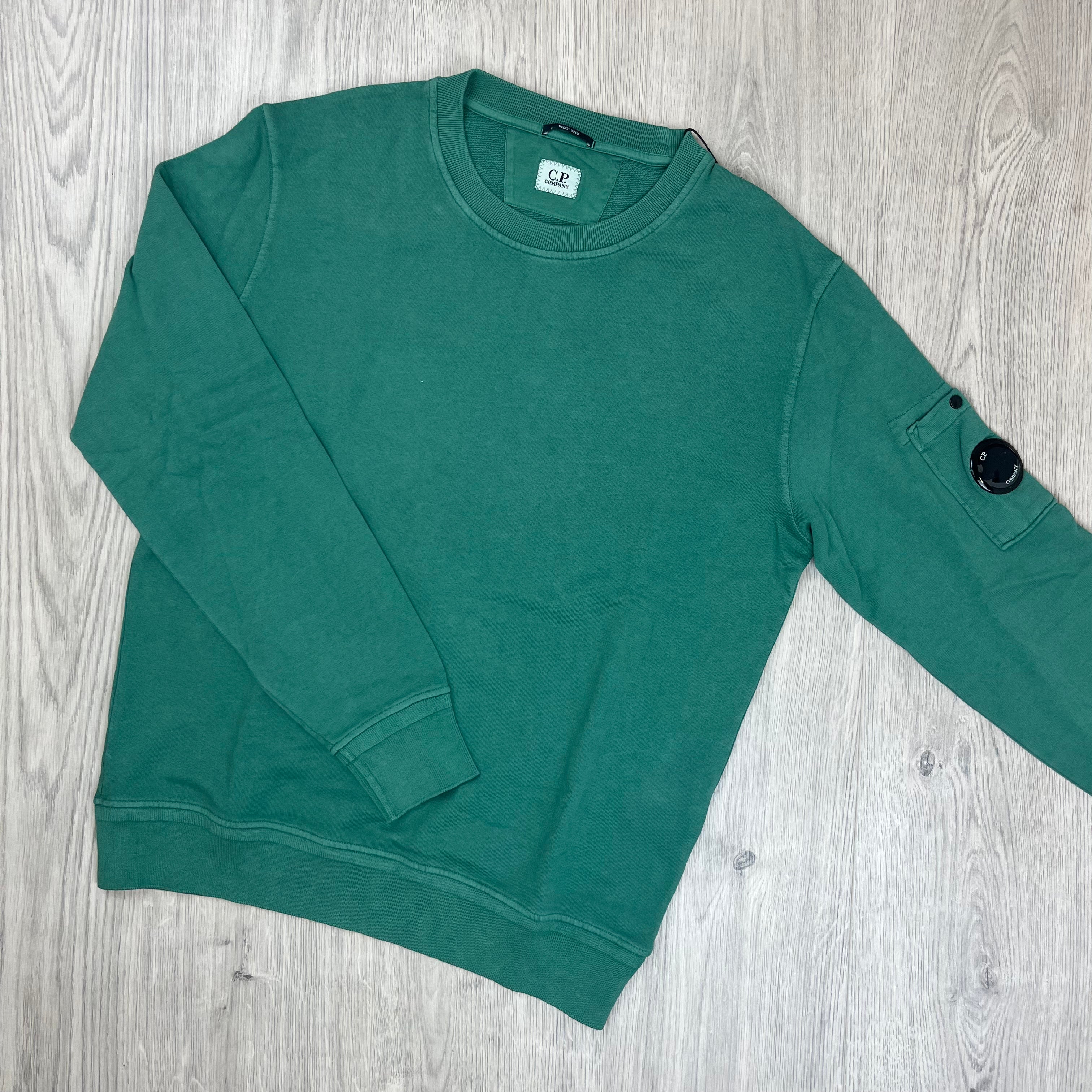 CP Company Dyed Sweatshirt - Frosty Spruce