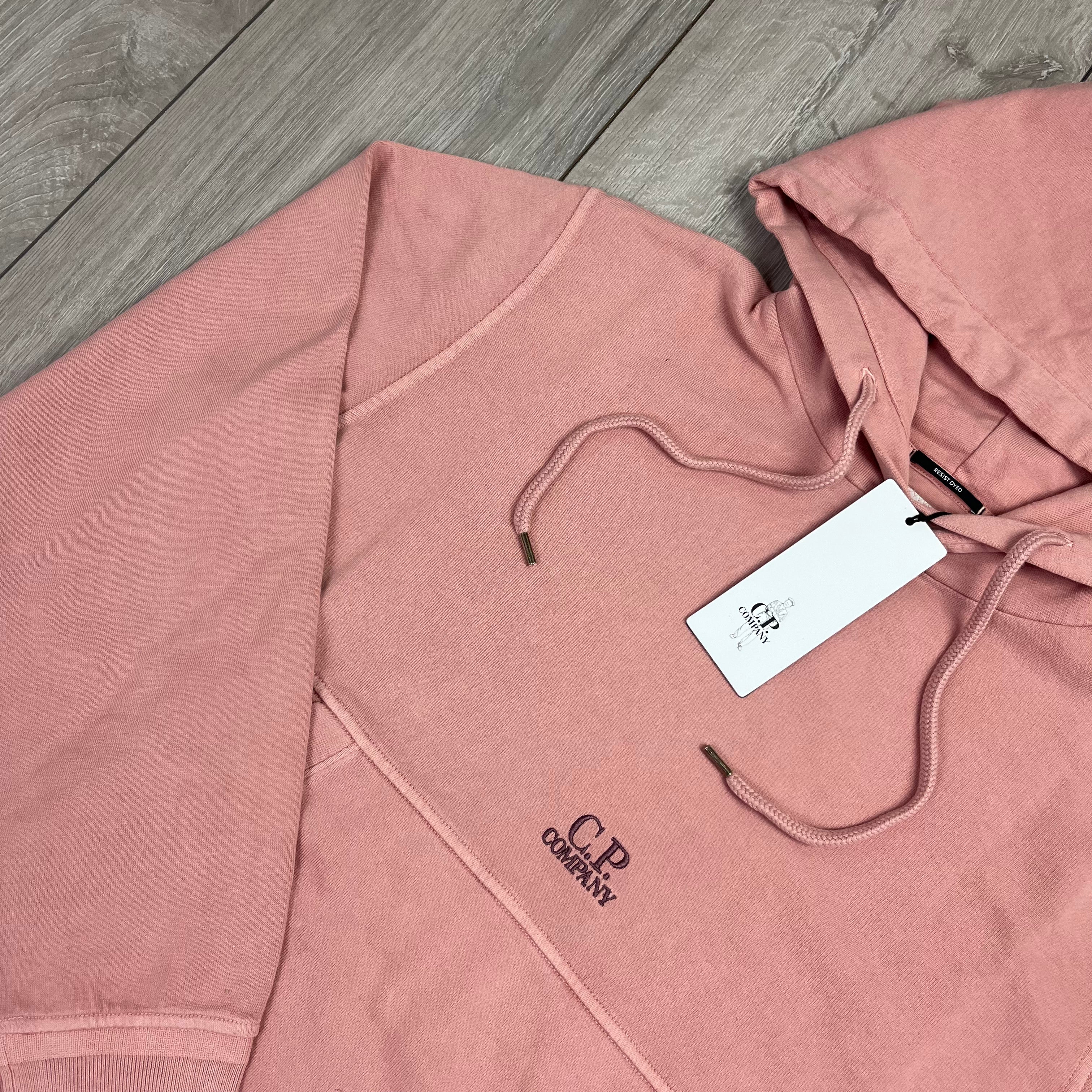 CP Company Patch Hoodie - Mauve