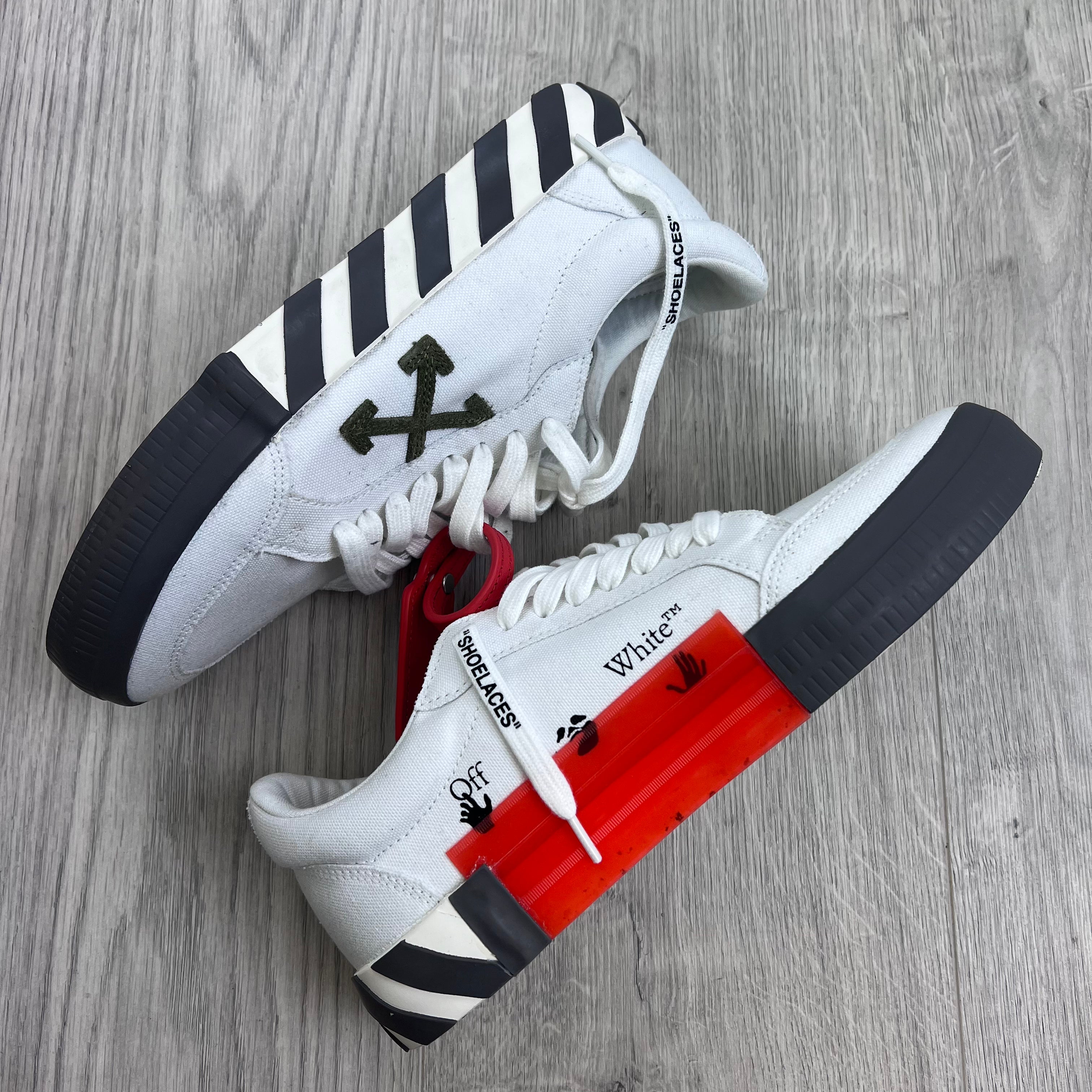 Off-White Canvas Sneakers - White