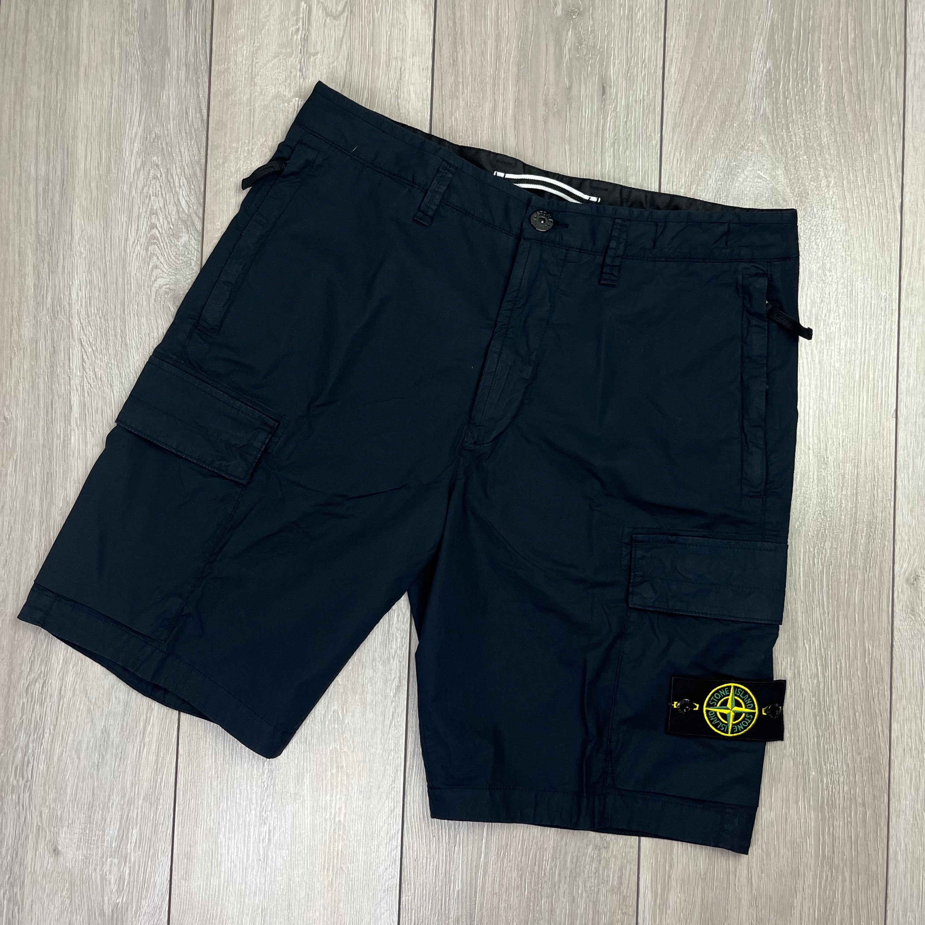 Stone Island Cargo Shorts - Navy