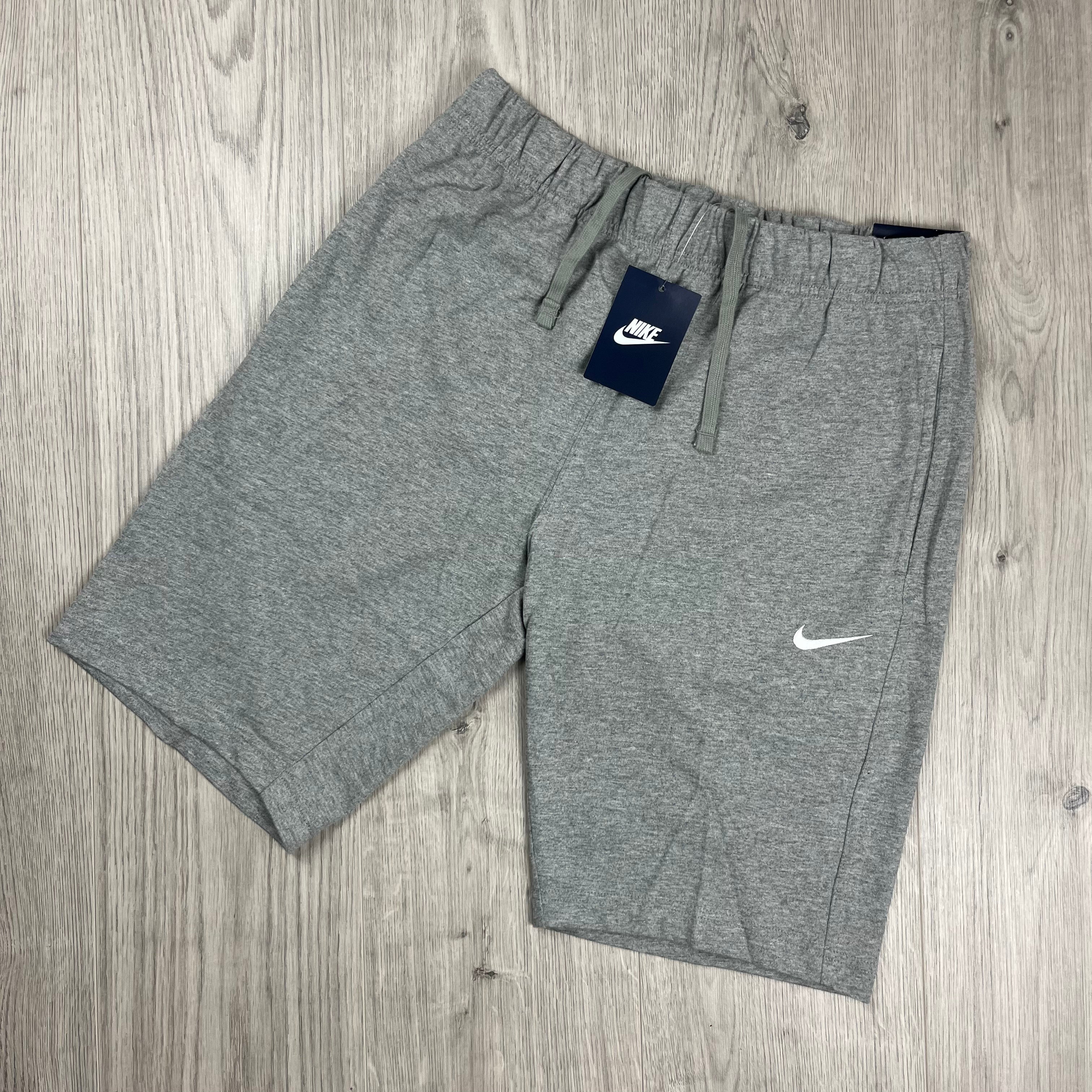 Nike Swoosh Jersey Shorts - Grey