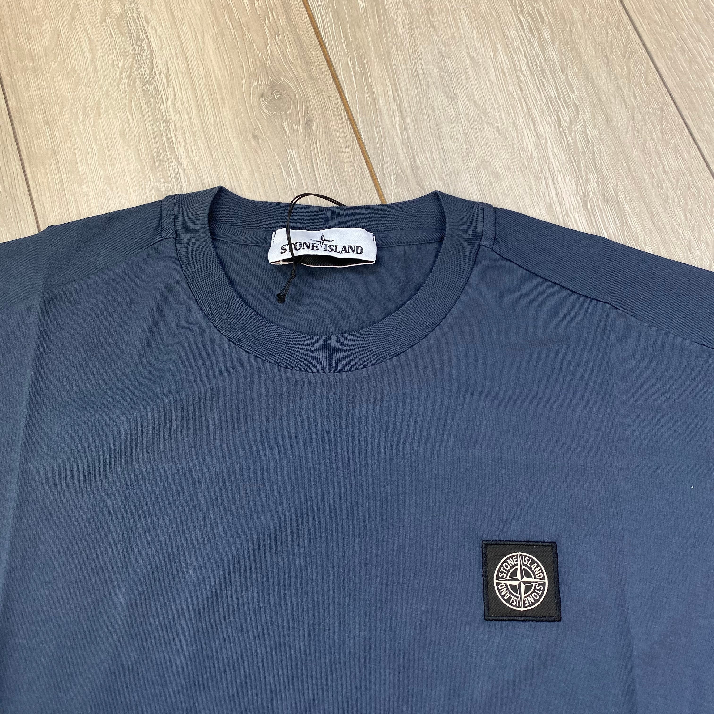 Stone Island Patch T-Shirt - Blue