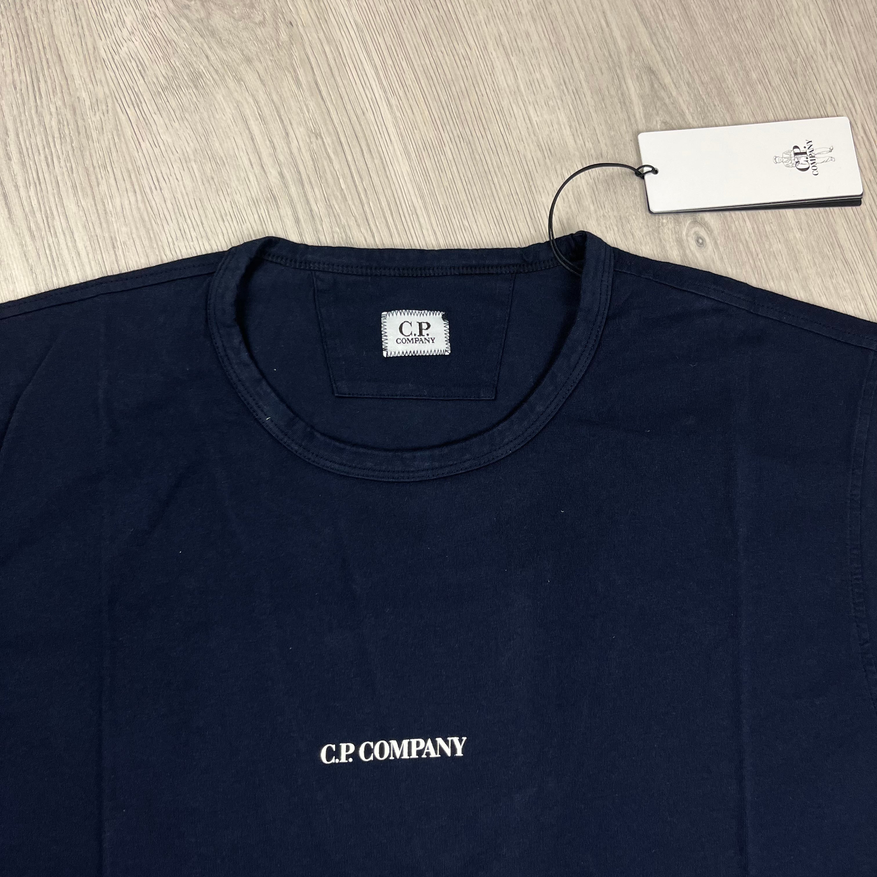 CP Company Printed T-Shirt - Navy