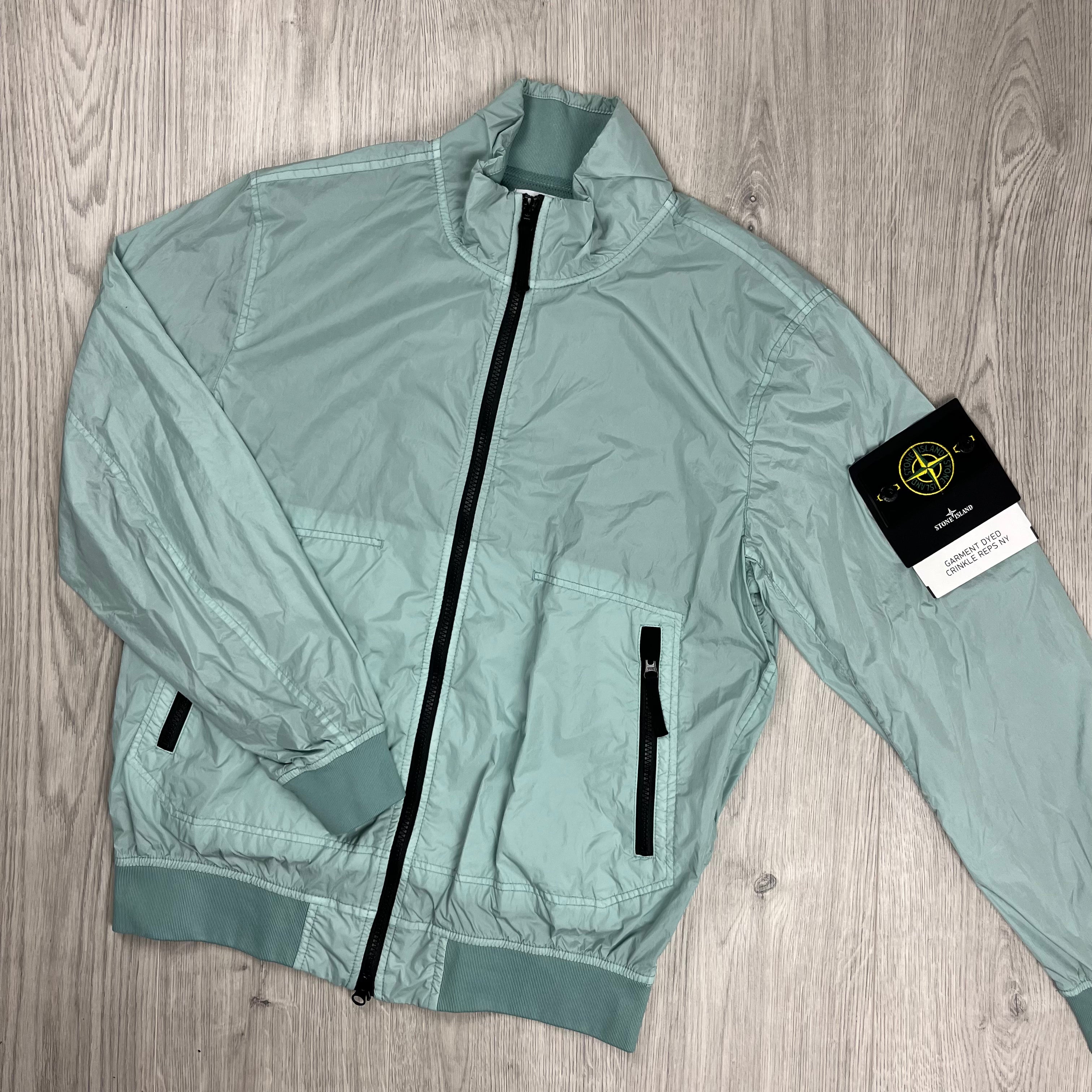 Stone Island Crinkle Reps Jacket - Sky Blue