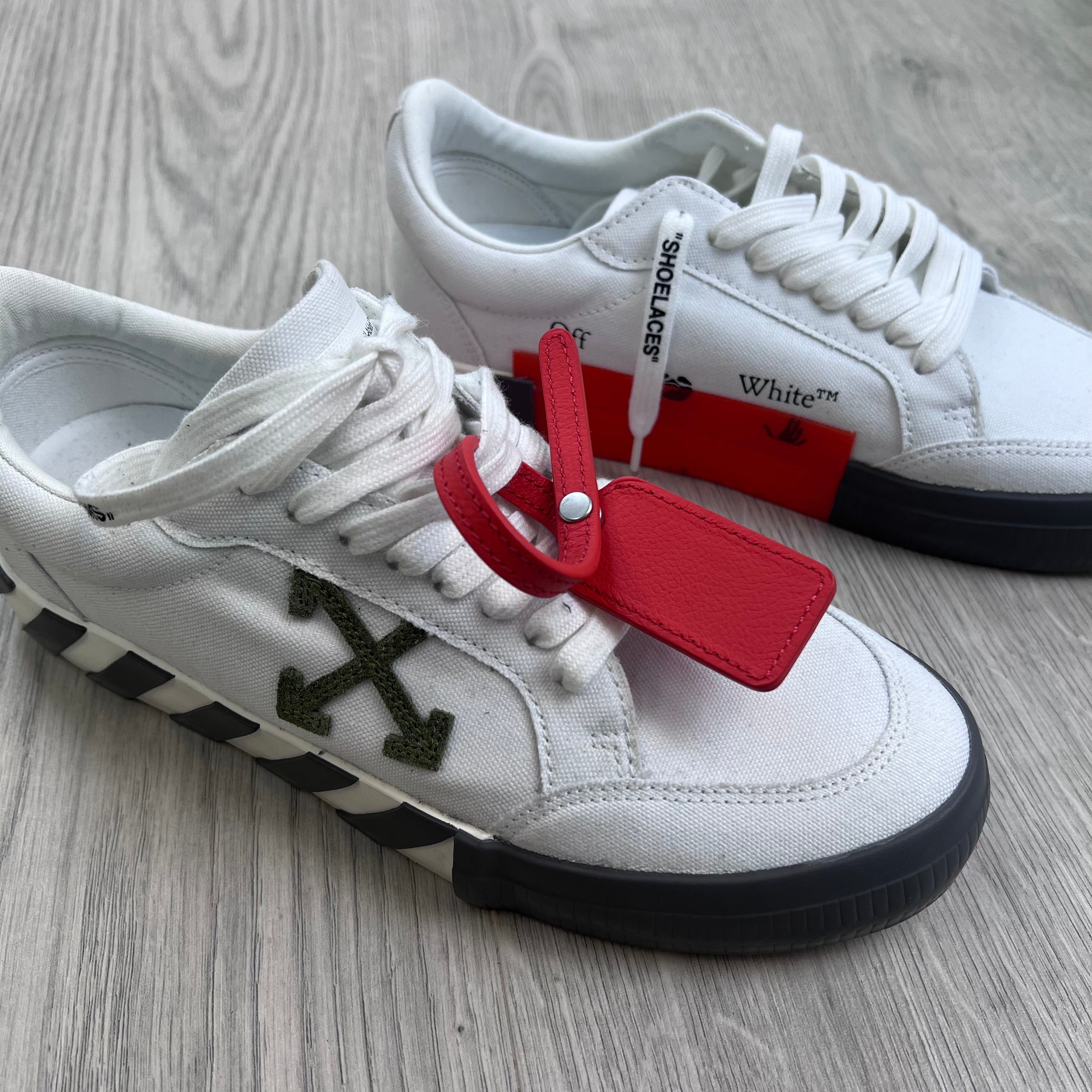 Off-White Canvas Sneakers - White