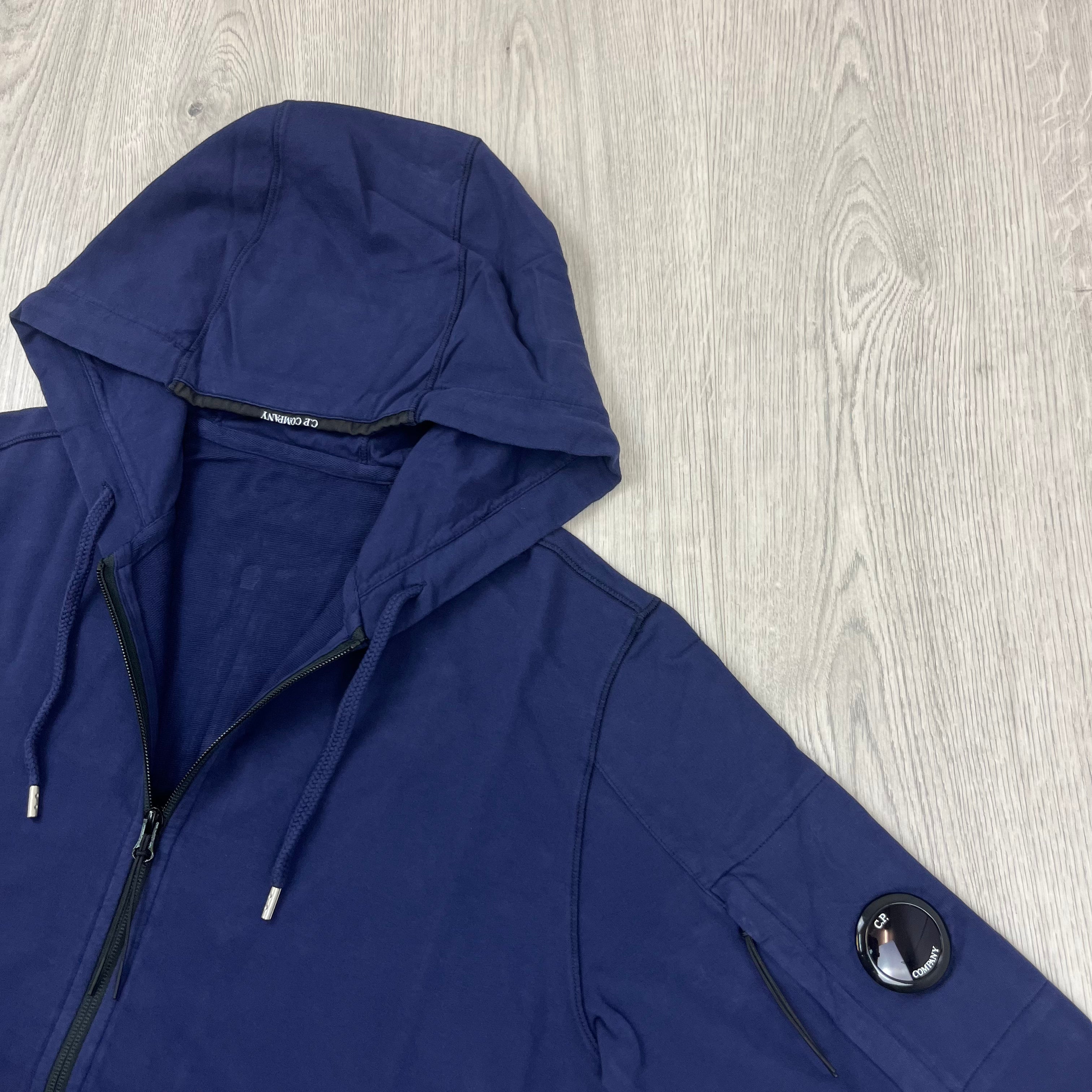 CP Company Zip Hoodie - Medieval Blue