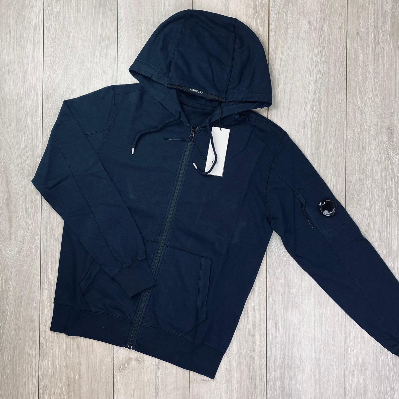 CP Company Zip Hoodie - Navy