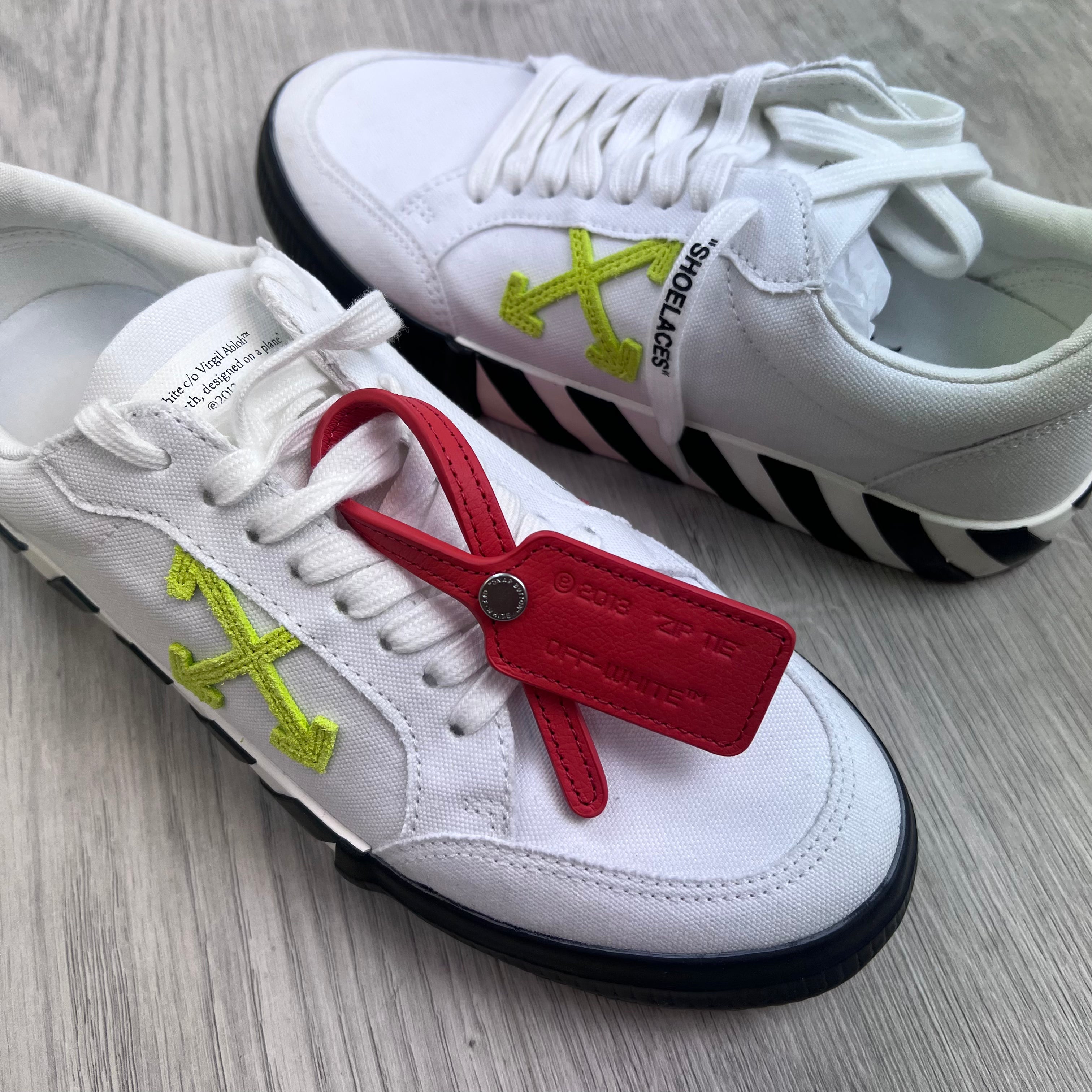 Off-White Canvas Sneakers - White