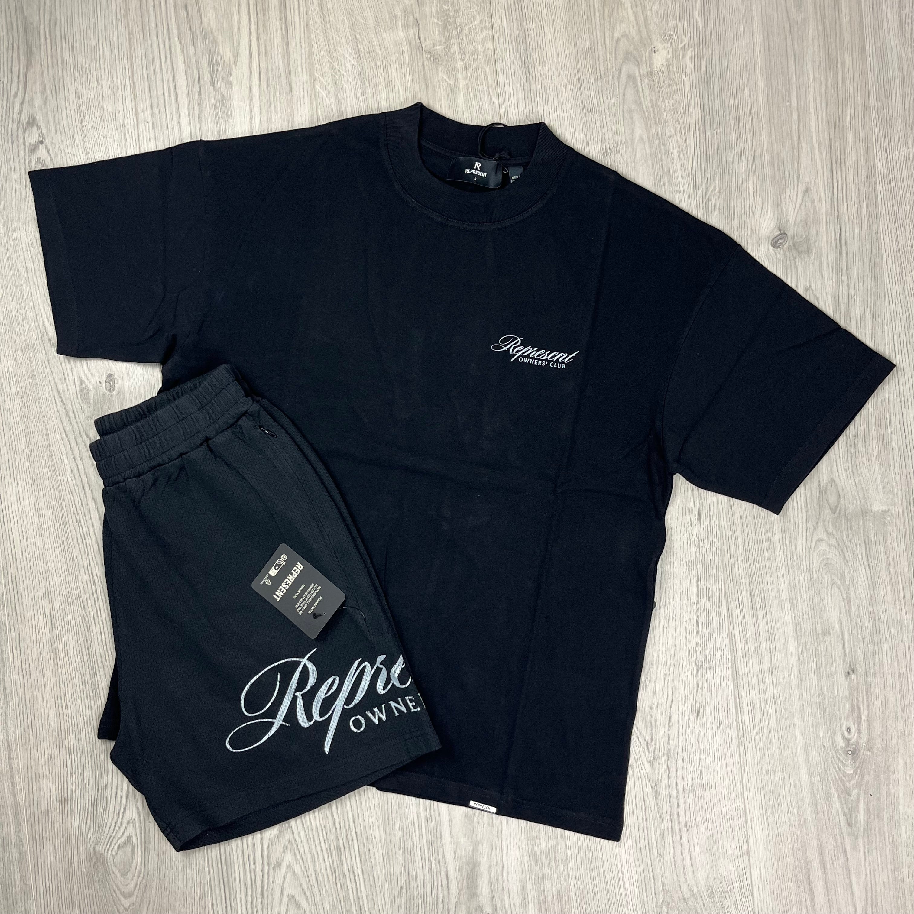 Represent Owners' Club Script Set in Black. On sale at Open Attire.