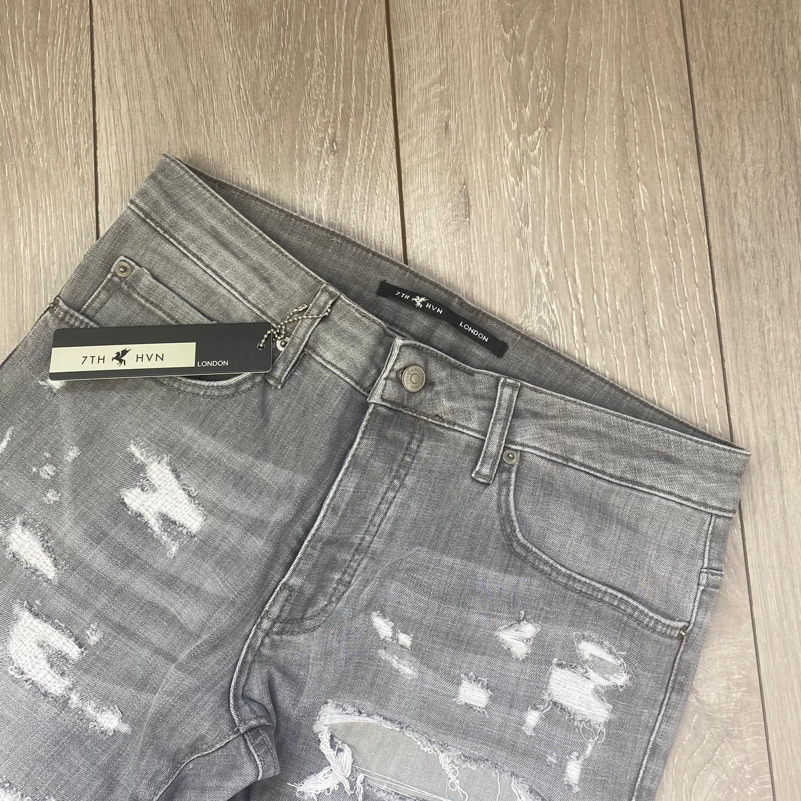 7TH HVN Slim Jeans - Grey