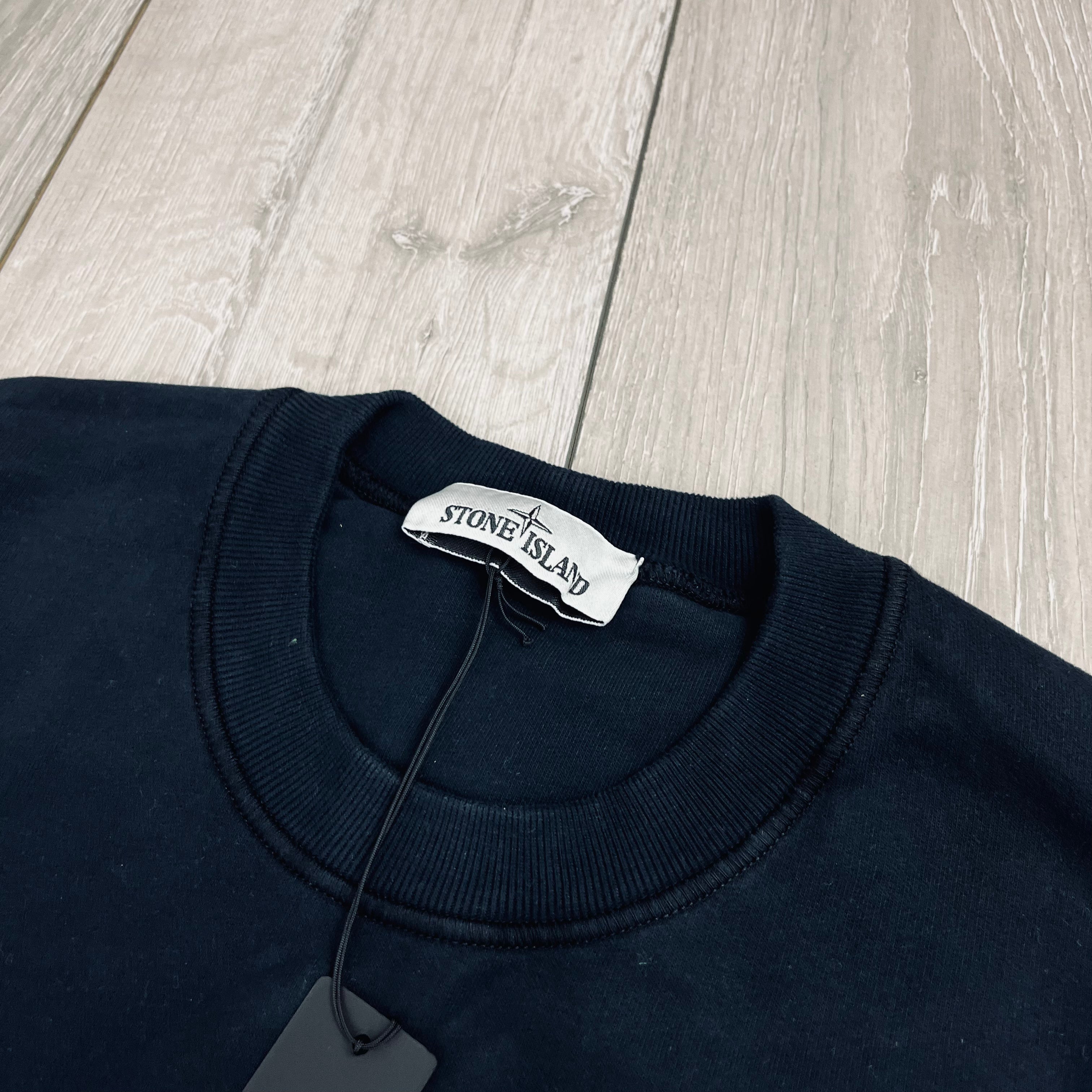 Stone Island Dyed Sweatshirt - Navy