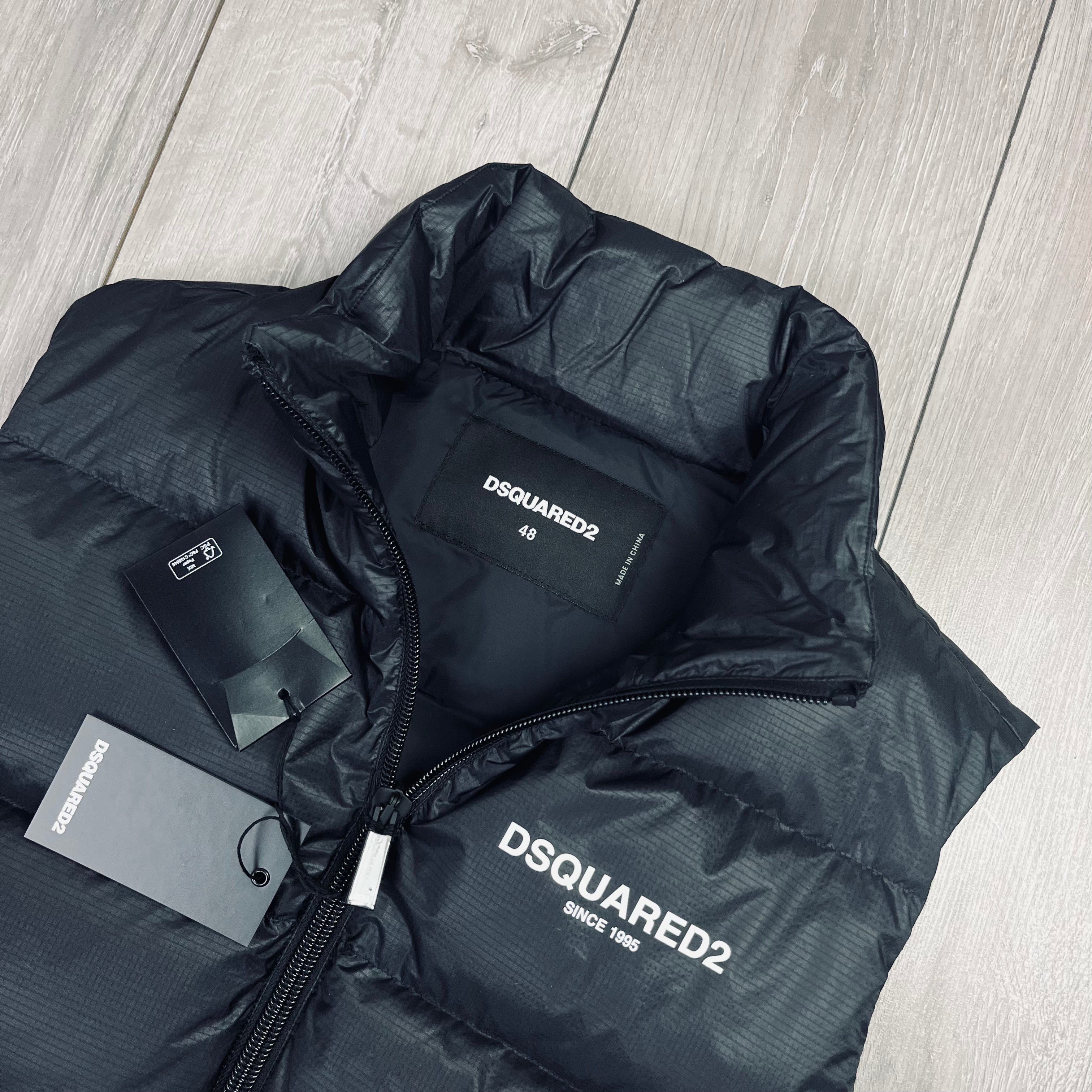 DSQUARED2 Puffer Gilet - Black