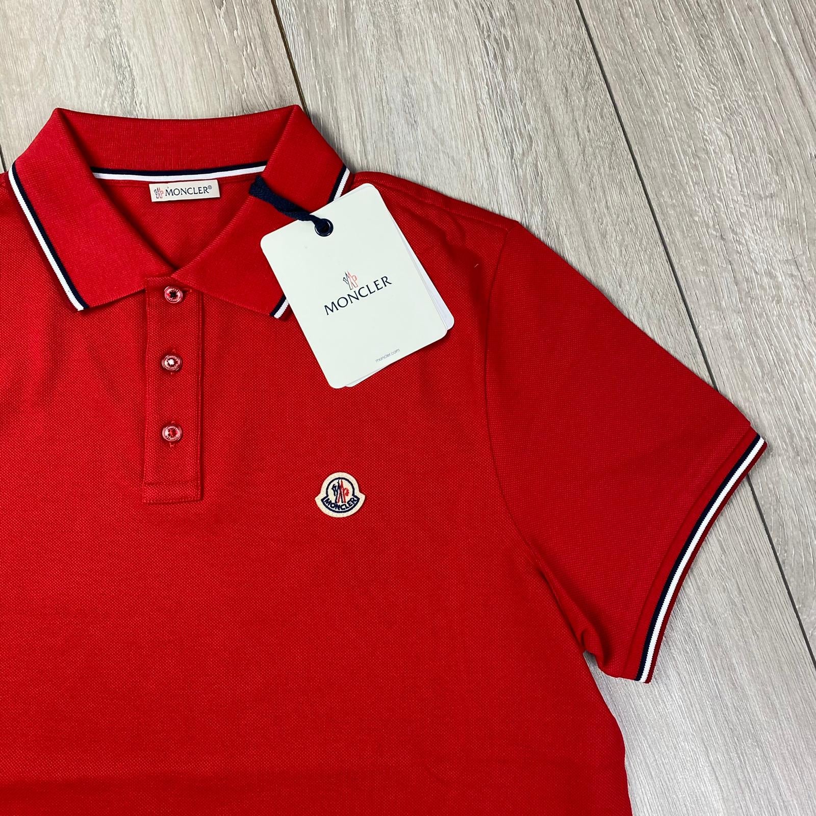 Moncler Polo Shirt - Red