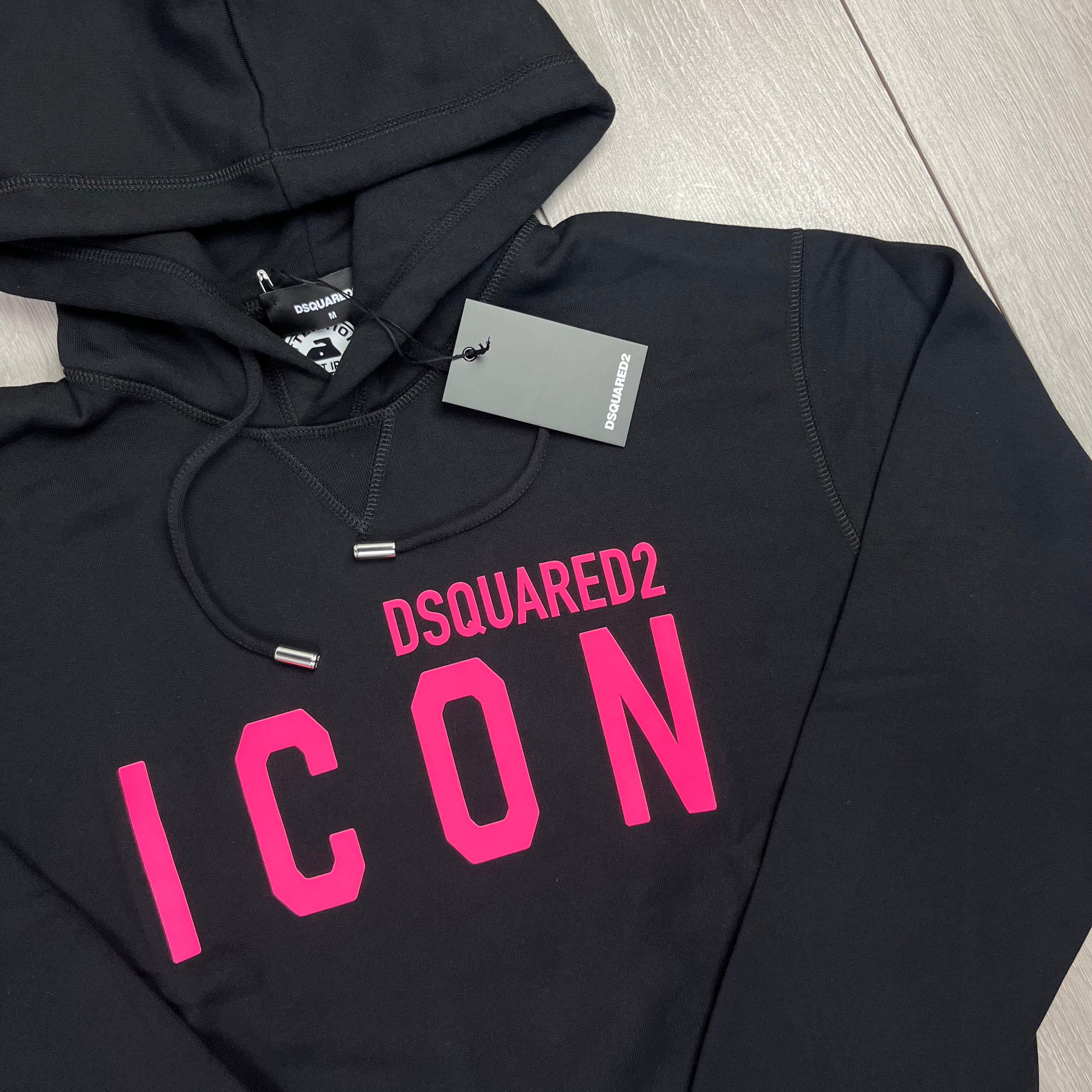 DSQUARED2 ICON Hoodie - Black