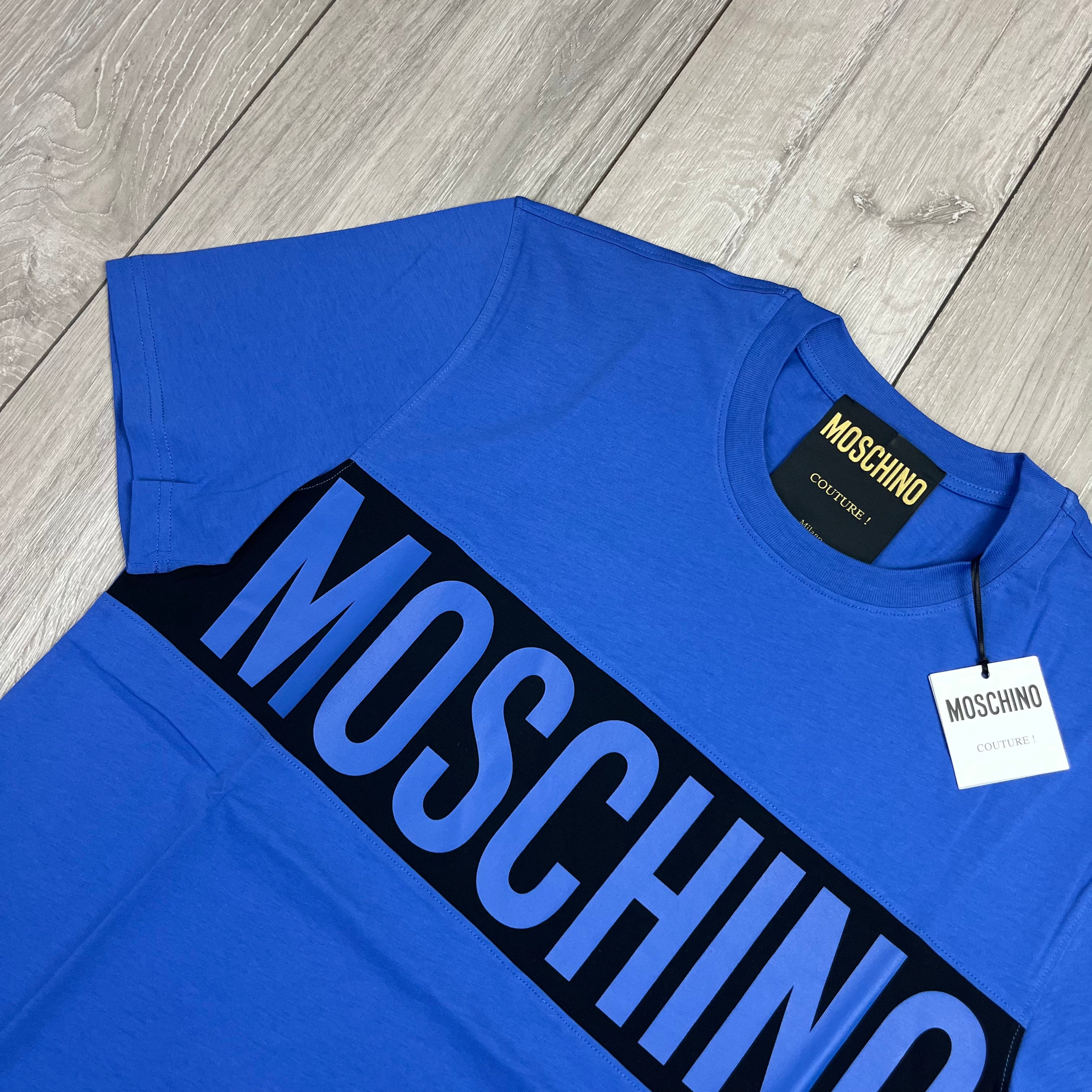 Moschino Printed T-Shirt - Blue