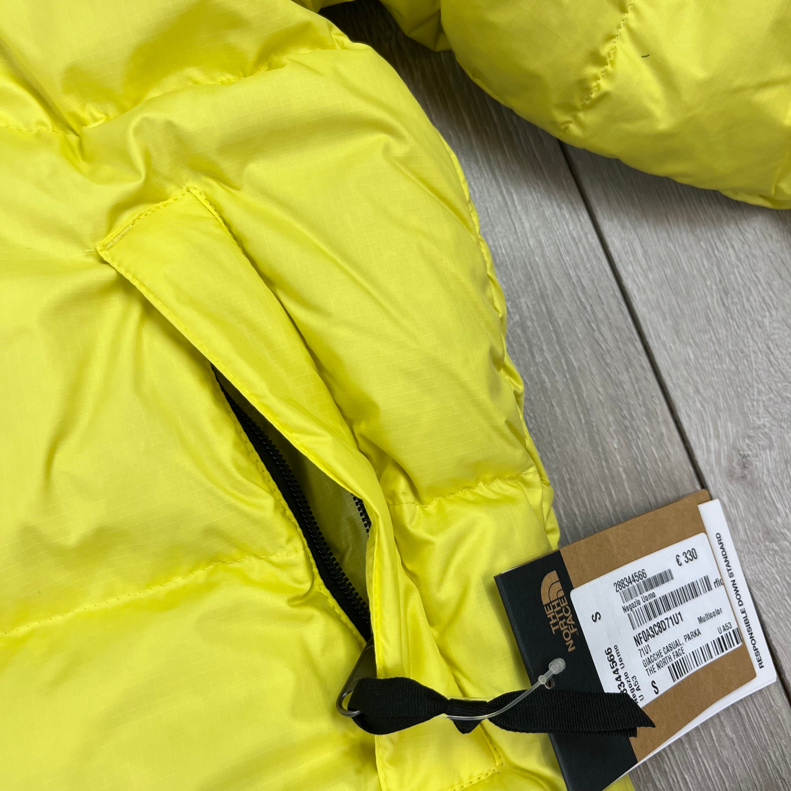 North Face Nuptse Jacket - Yellow