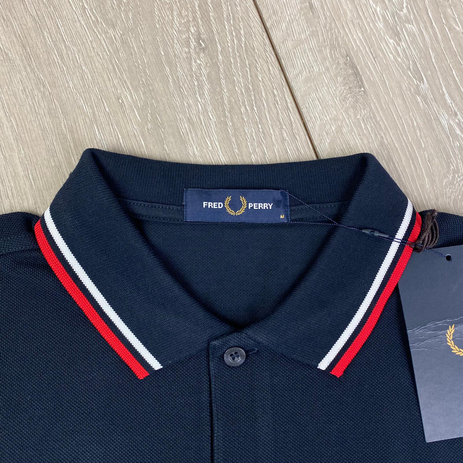 Fred Perry Wreath Polo Shirt - Navy