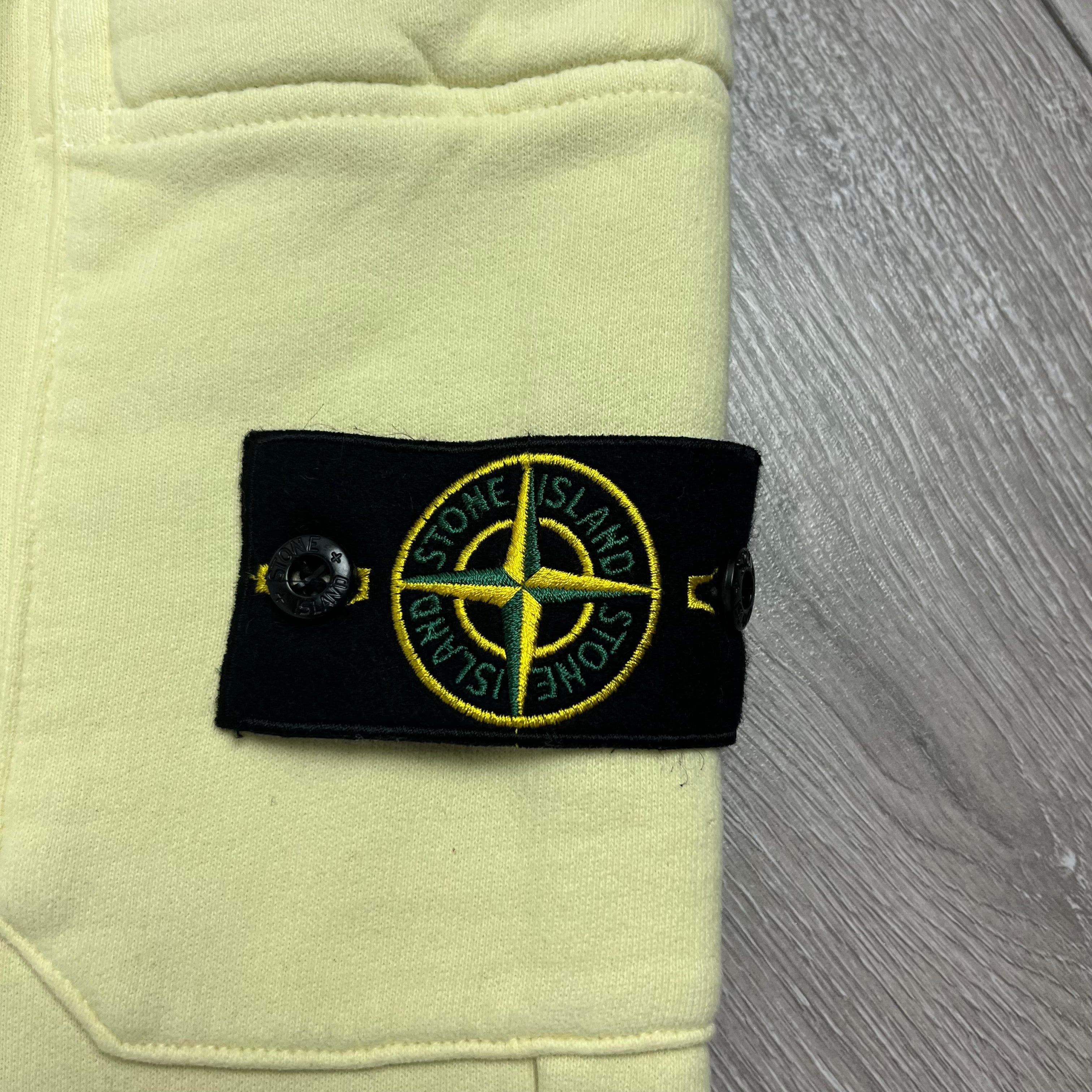 Stone Island Dyed Sweatpants - Yellow