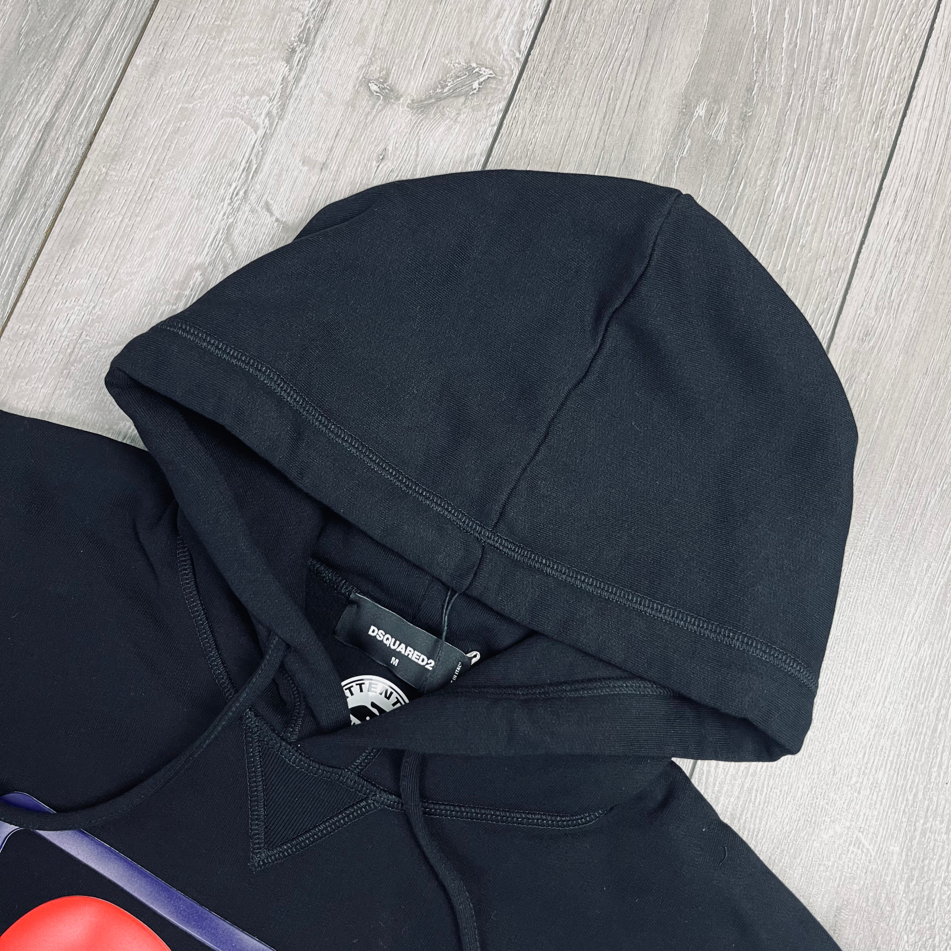 DSQUARED2 24/7 Hoodie - Black