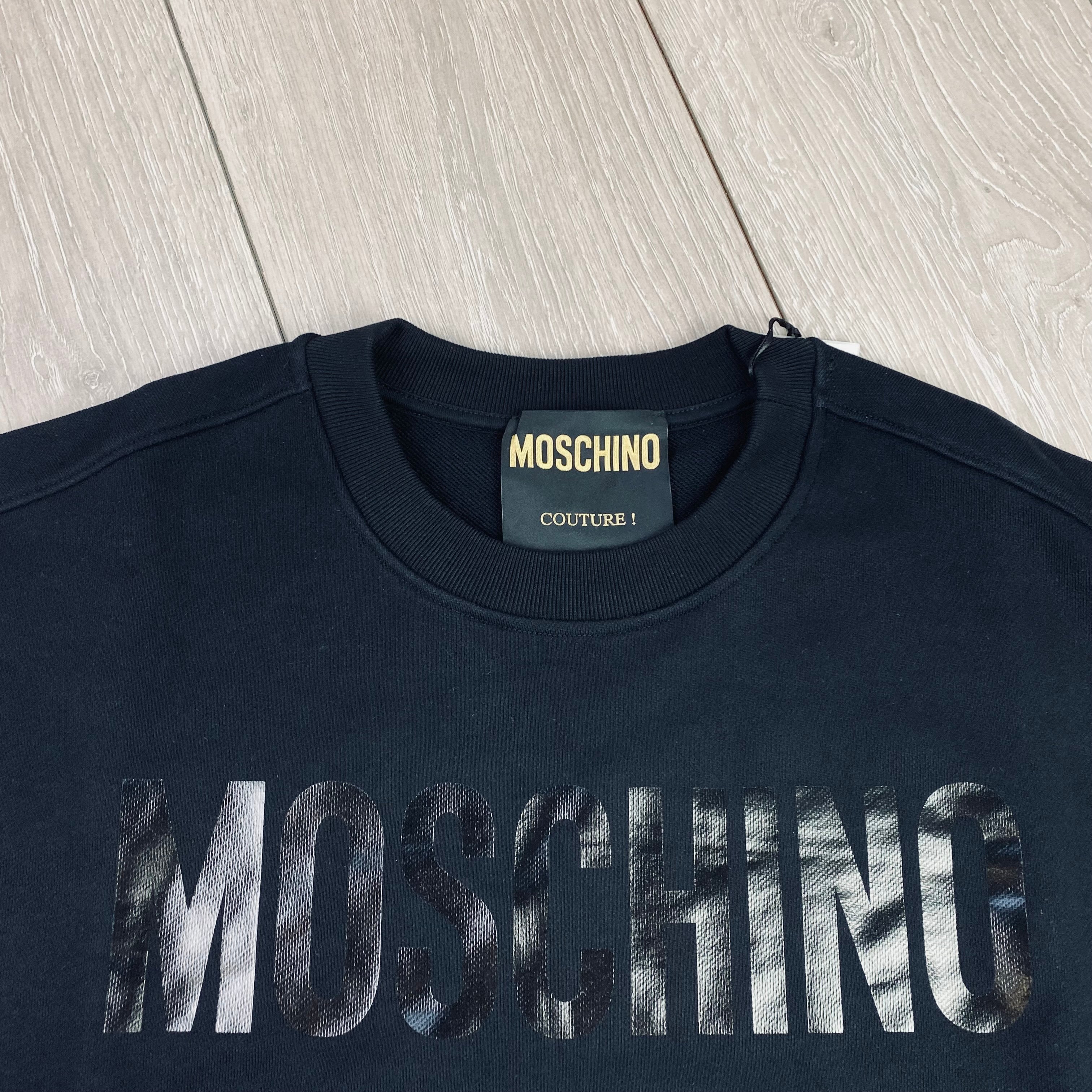 Moschino Printed Sweatshirt - Black