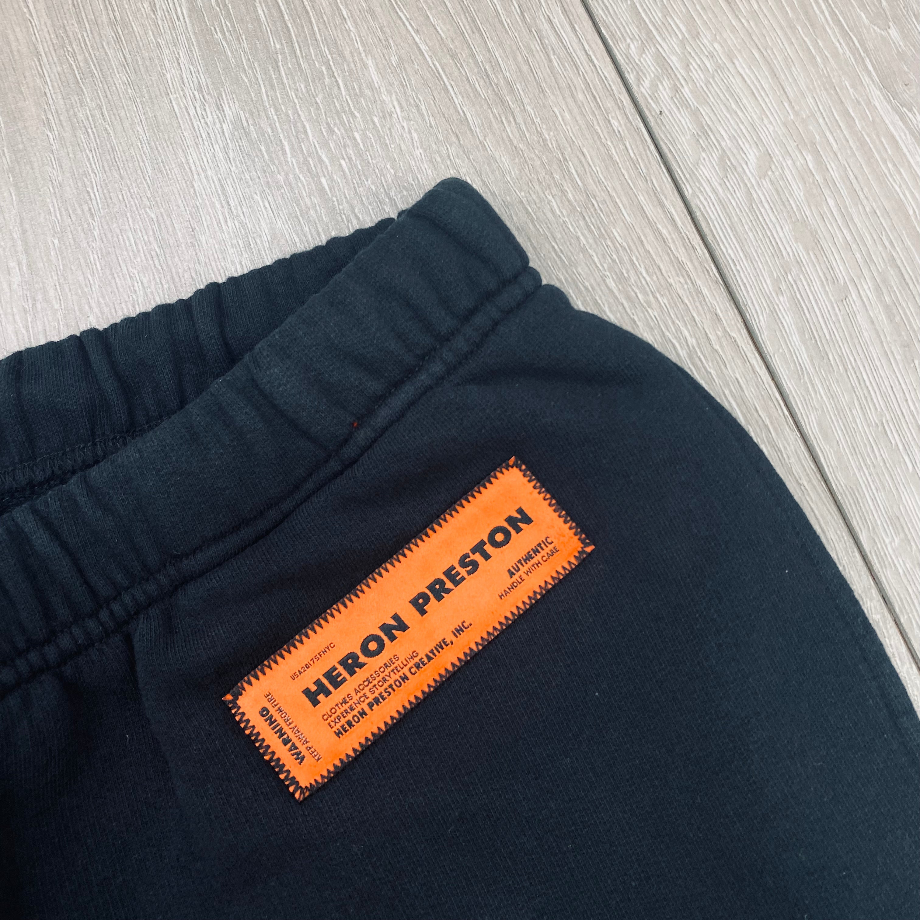 Heron Preston Patch Jersey Shorts - Black